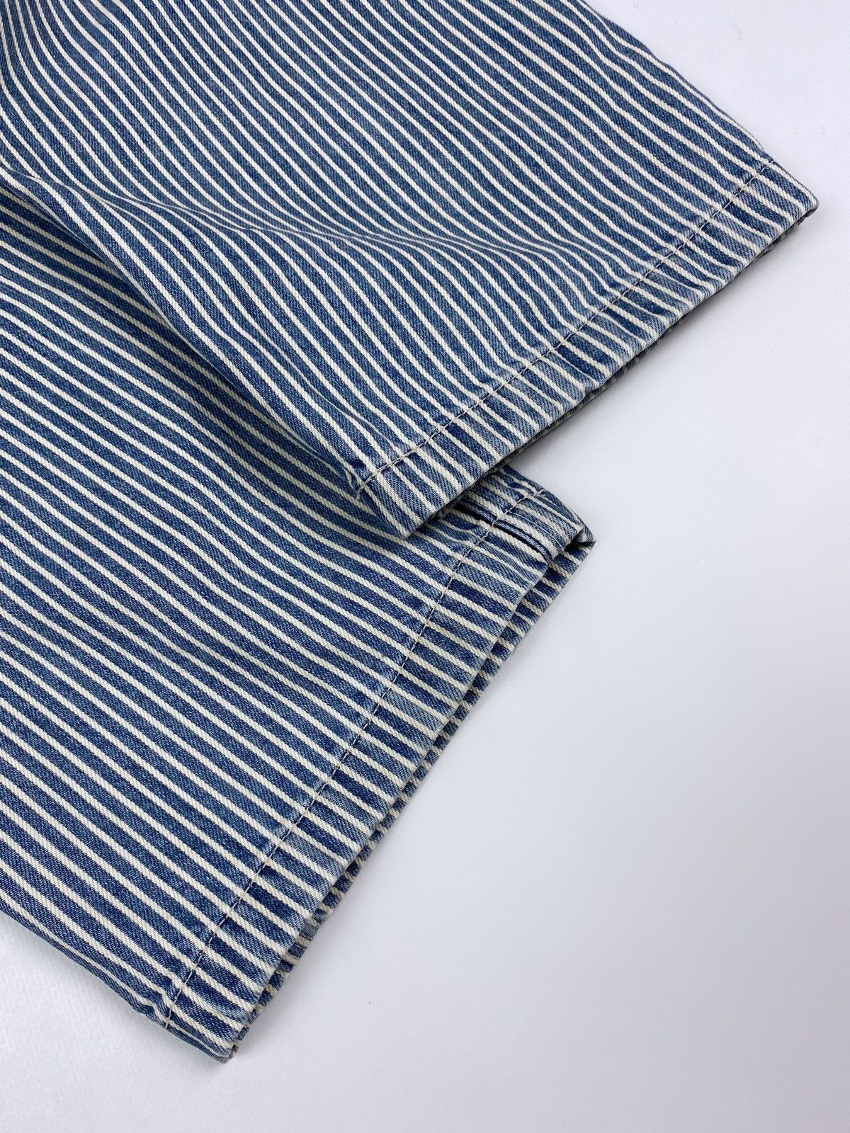 Levi's Levi’s 568 Stay Loose Railroad Stripe Carpenter Denim Pants Size US 28 / EU 44 - 11 Thumbnail