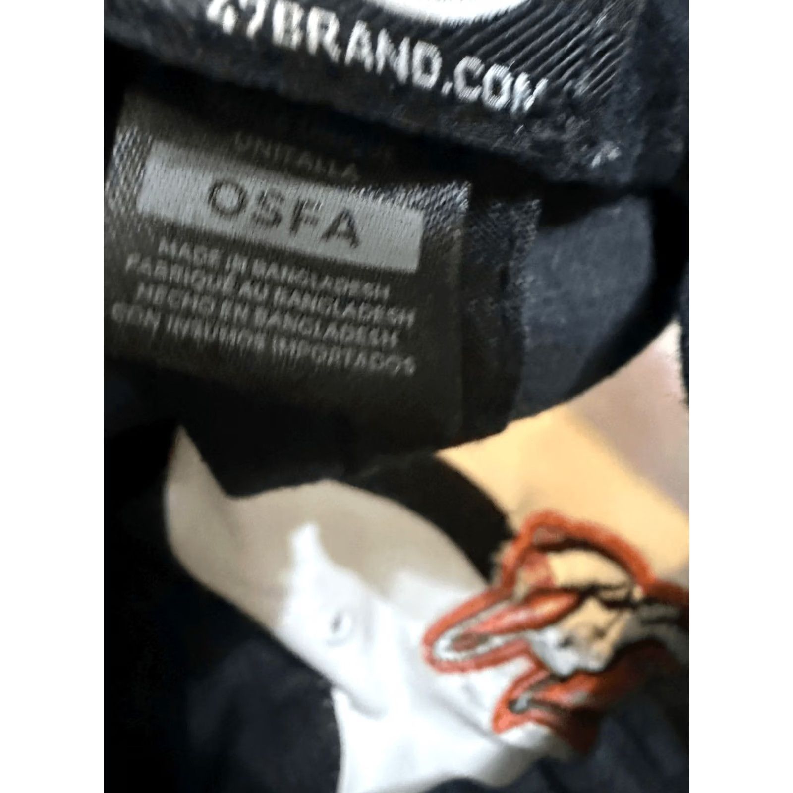 47 47 Brand Orioles MLB Adjustable Baseball Hat OSFA Mens Black Orange Multicolor Cap Size ONE SIZE - 8 Thumbnail