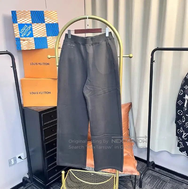 Max Mara MaxMara Casual Women's Cotton Pants in Black Gray . Size 23" - 2 Thumbnail