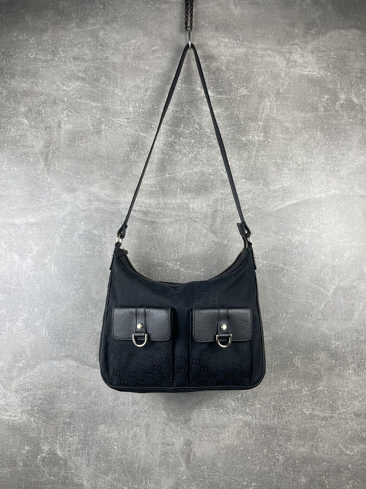 Gucci × Tom Ford × Vintage Gucci Guccissima 00s Leather Black Shoulders Tote Bag Size ONE SIZE - 1 Thumbnail