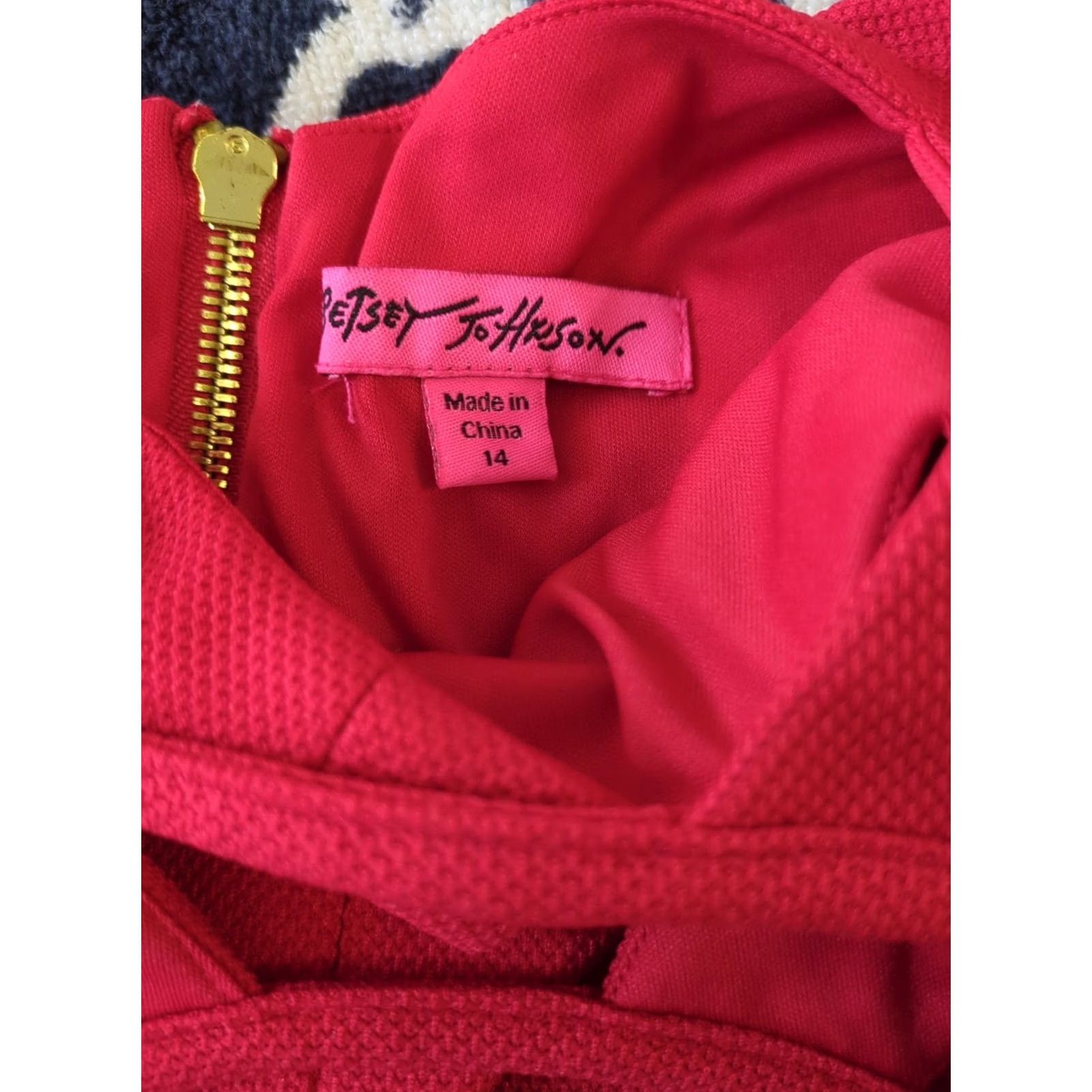 Betsey Johnson Betsey Johnson Red Cutout Pockets Fit & Flare Dress Sleeveless Size 14 Women Size XL / US 12-14 / IT 48-50 - 5 Thumbnail