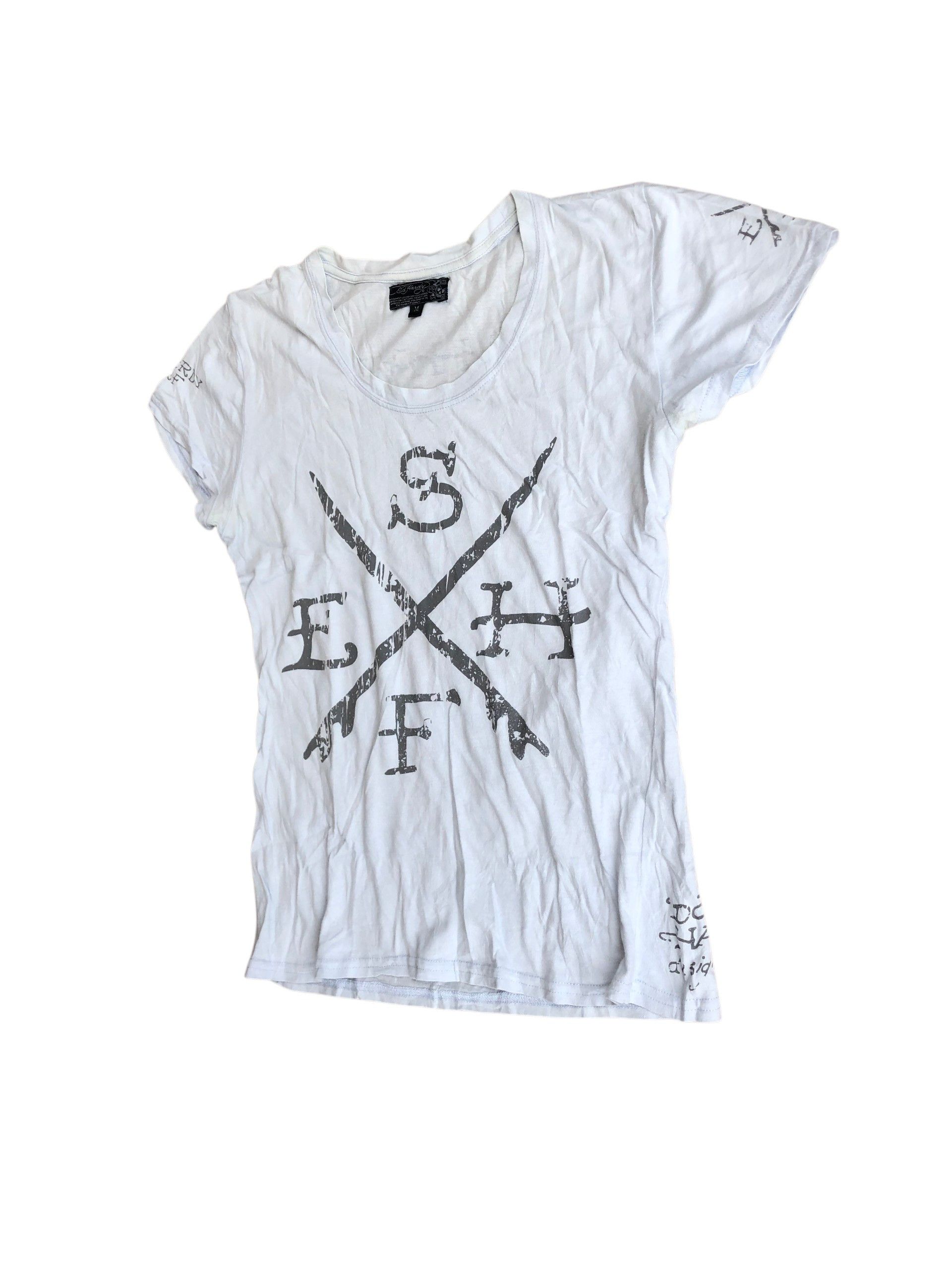 If Six Was Nine 2000s Ed Hardy Poem Vkei Style Y2k Japanese Archive Size US S / EU 44-46 / 1 - 2 Thumbnail