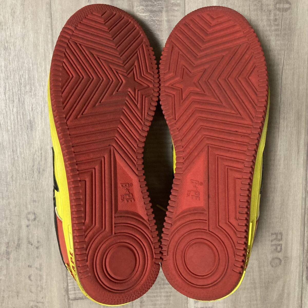 Bape × Marvel Comics × Nigo BAPE × MARVEL COMICS IronMan BAPESTA patent leather sneakers Size US 10.5 / EU 43-44 - 5 Thumbnail