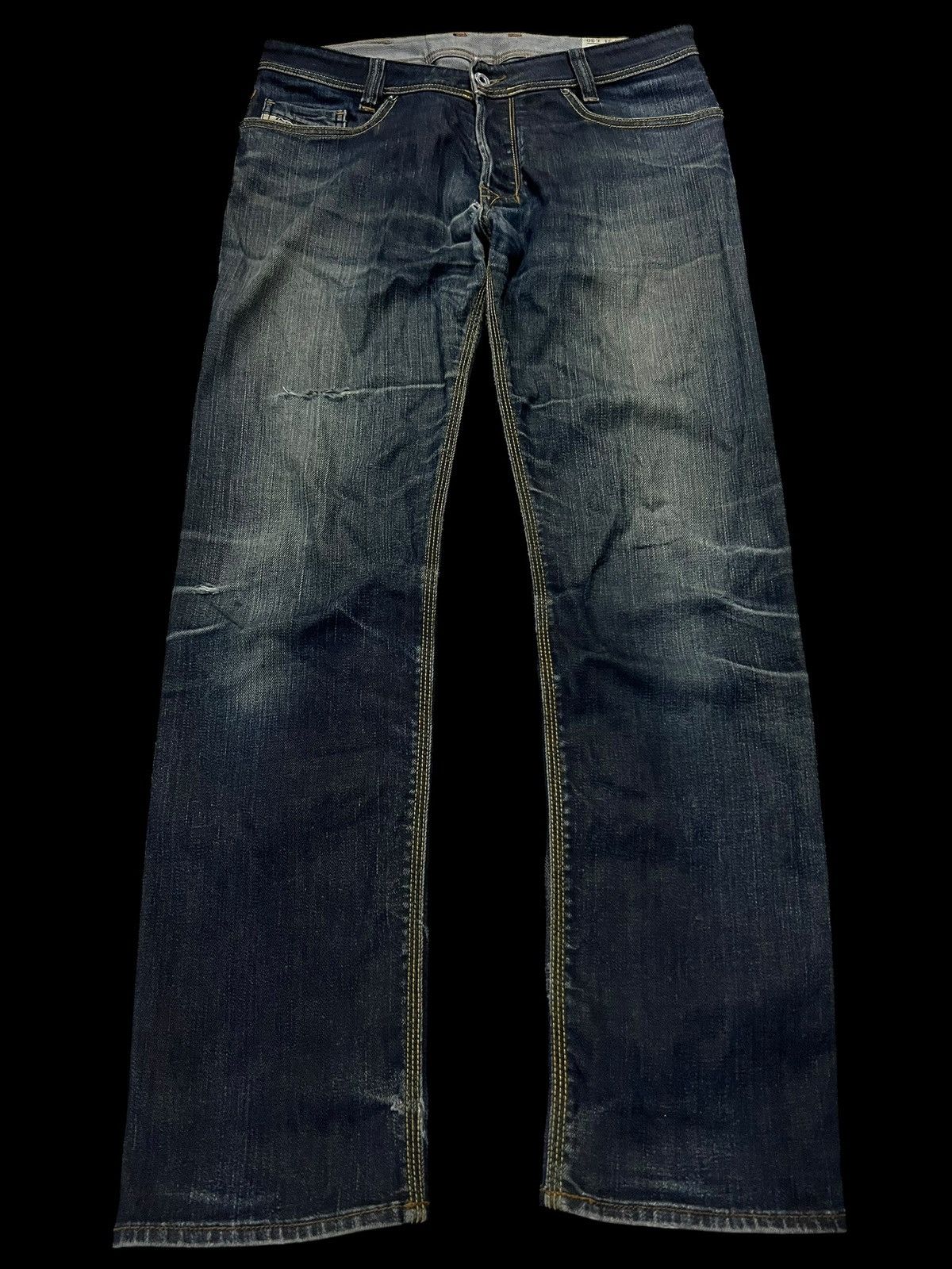 Diesel 💥Rare Diesel Industry Onijo Special Distress Jean Size US 33 - 1 Thumbnail