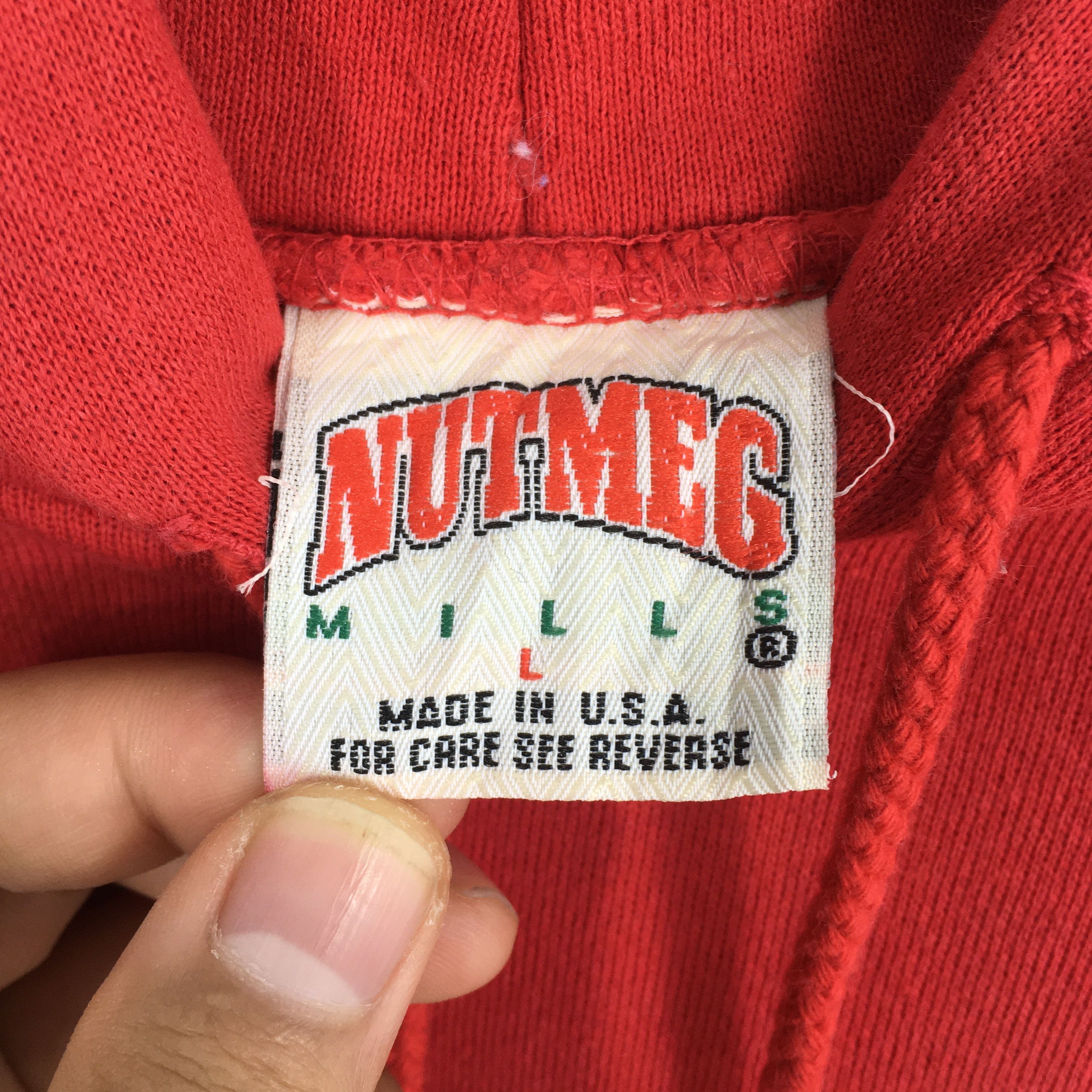 NBA Vintage 90s NBA Chicago Bulls Red Hoodie Sweatshirt Large Size US L / EU 52-54 / 3 - 4 Thumbnail