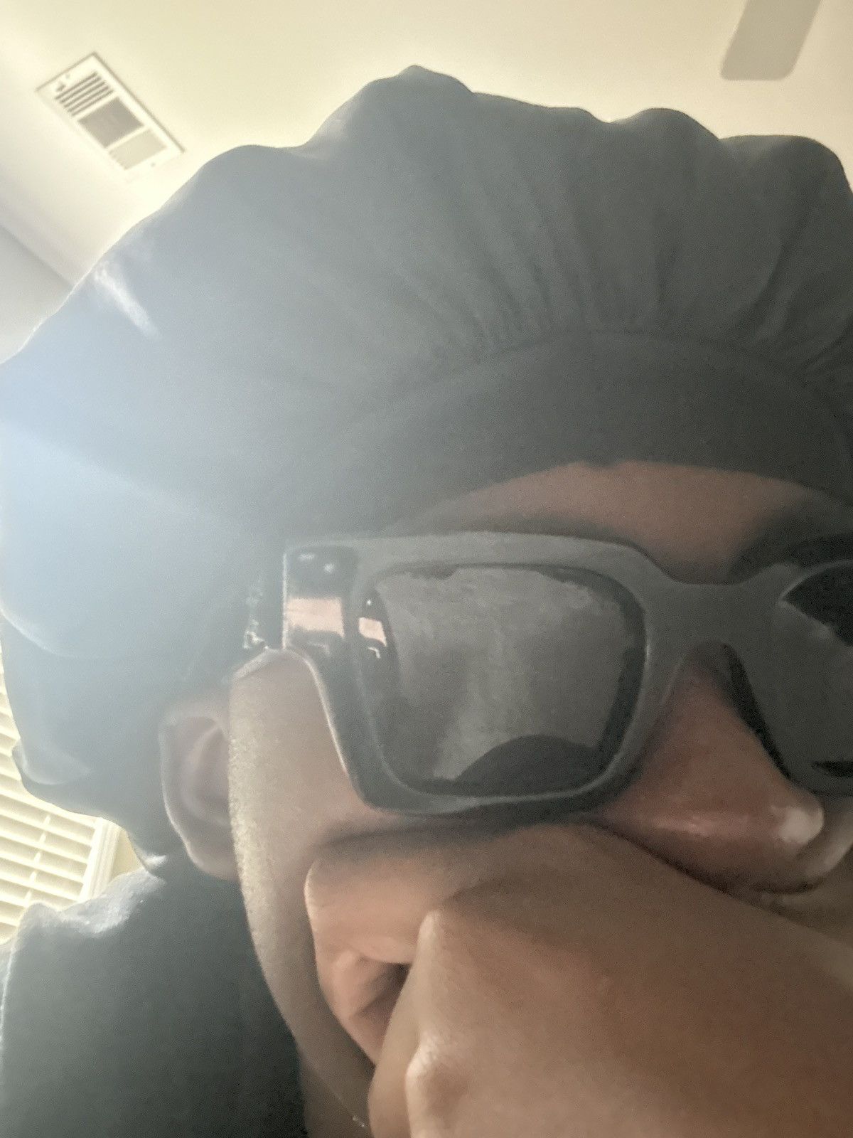 Off-White Off White Acetate Arthur Square Sunglasses All Black Size ONE SIZE - 7 Thumbnail