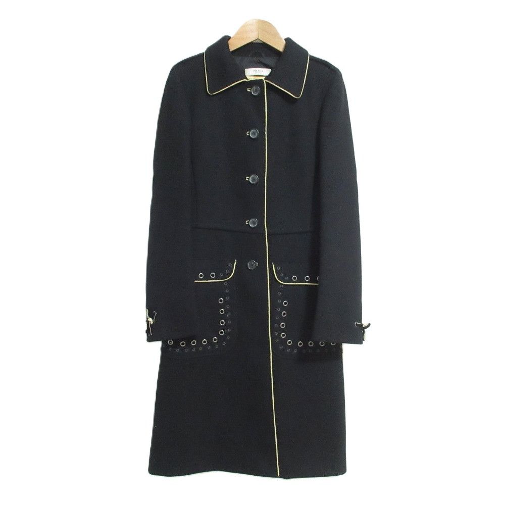 Prada Prada Prada Long Coat Textile Outerwear DUTY FREE for USA Size ONE SIZE - 1 Thumbnail