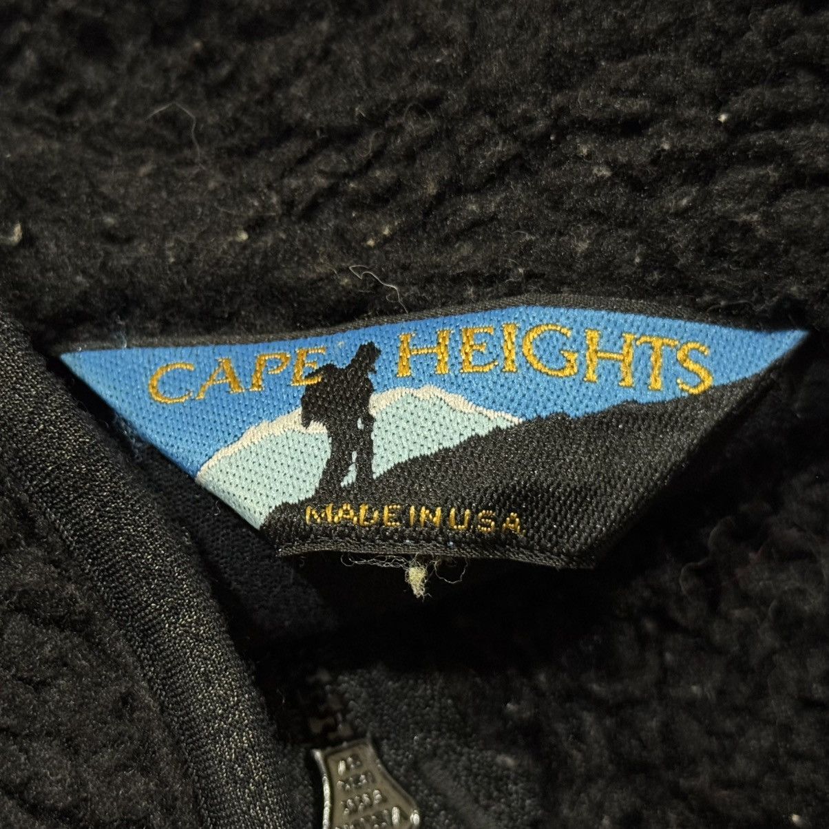 Cape Heights Vintage Cape Heights Sherpa Fleece Jacket Black Full Zip Size US L / EU 52-54 / 3 - 8 Thumbnail