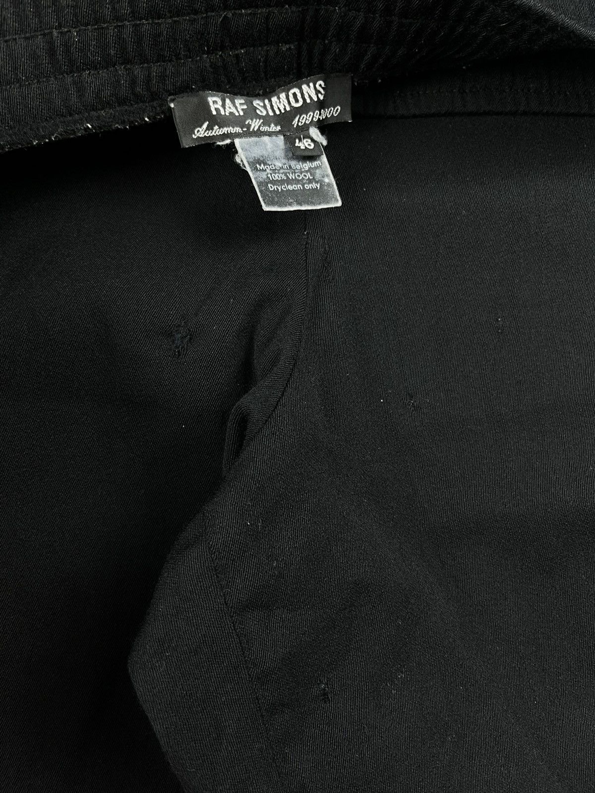 Raf Simons AW99 Raf Simons Disorder Wool Baggy Wide Leg Sweat Pants Size US 30 / EU 46 - 8 Thumbnail