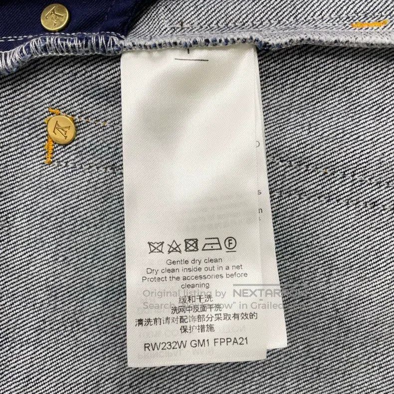 Louis Vuitton Louis Vuitton Blue Denim Shorts Size 35" - 4 Thumbnail