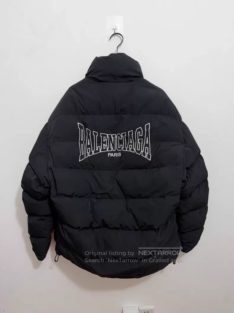 Balenciaga Balenciaga Letter print stand collar zipper opening straig Size US XXS / EU 40 - 1 Thumbnail