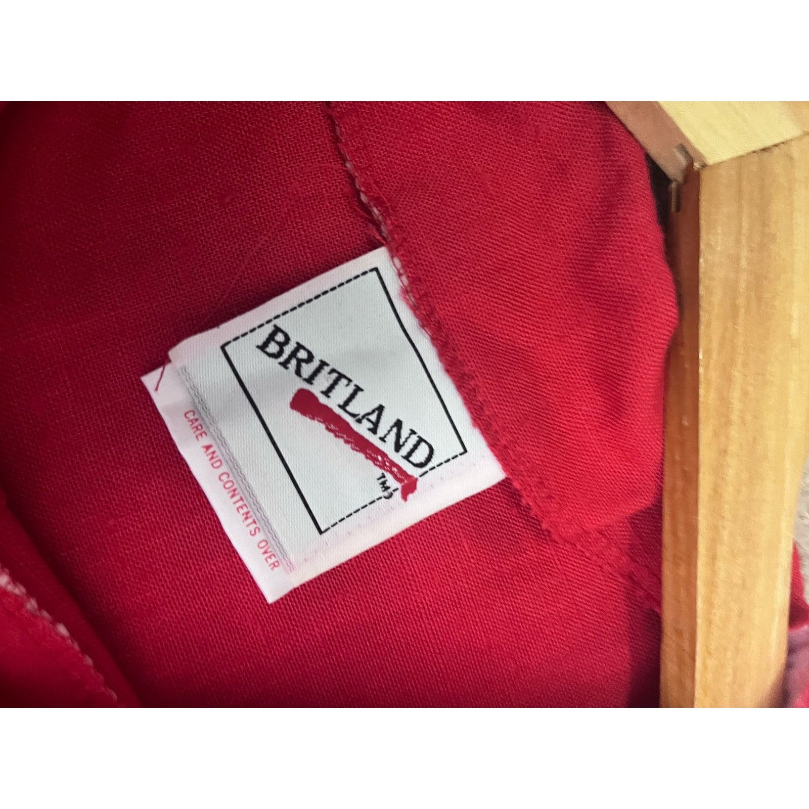 Vintage Vintage Red Women’s Britland Dress 5 Size S / US 4 / IT 40 - 7 Thumbnail