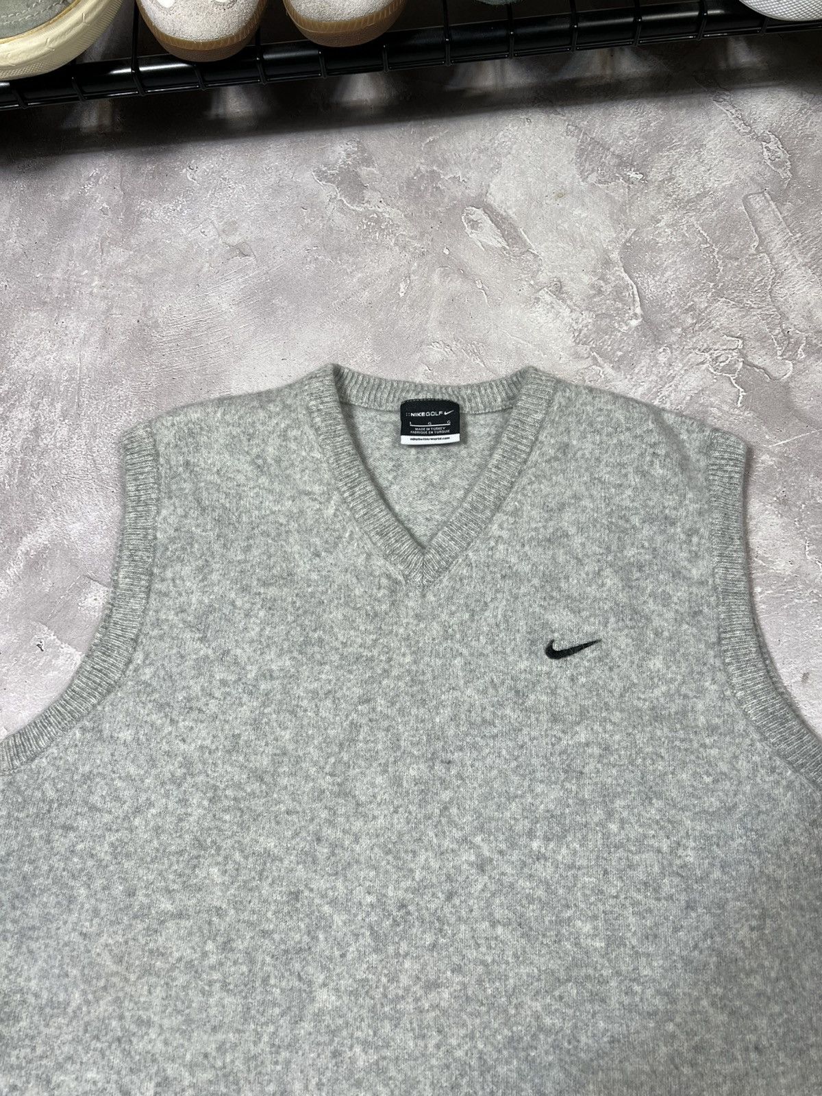 Nike × Vintage Vintage Nike Wool Vest Size US L / EU 52-54 / 3 - 3 Thumbnail