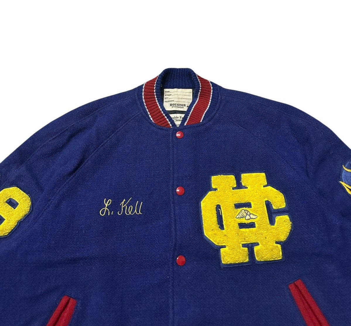 Vintage Vintage 80s Houston varsity jacket Size US M / EU 48-50 / 2 - 4 Thumbnail