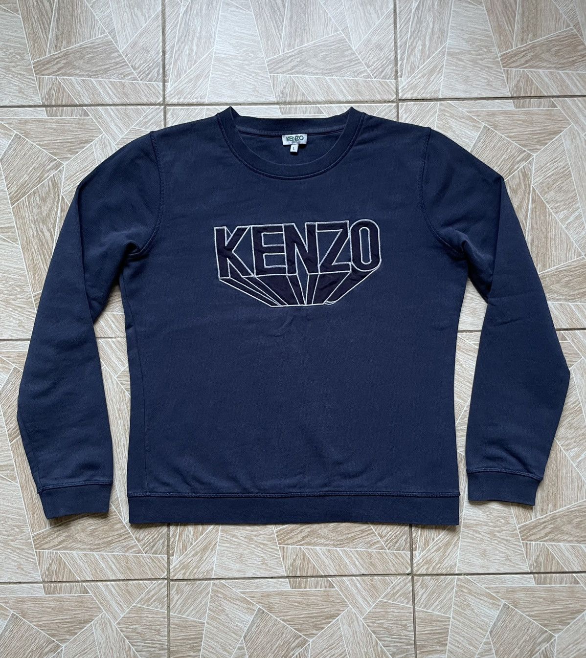 Designer Rare Designer Luxury Vintage Woman’s Kenzo Paris Sweatshirt Size L / US 10 / IT 46 - 1 Thumbnail