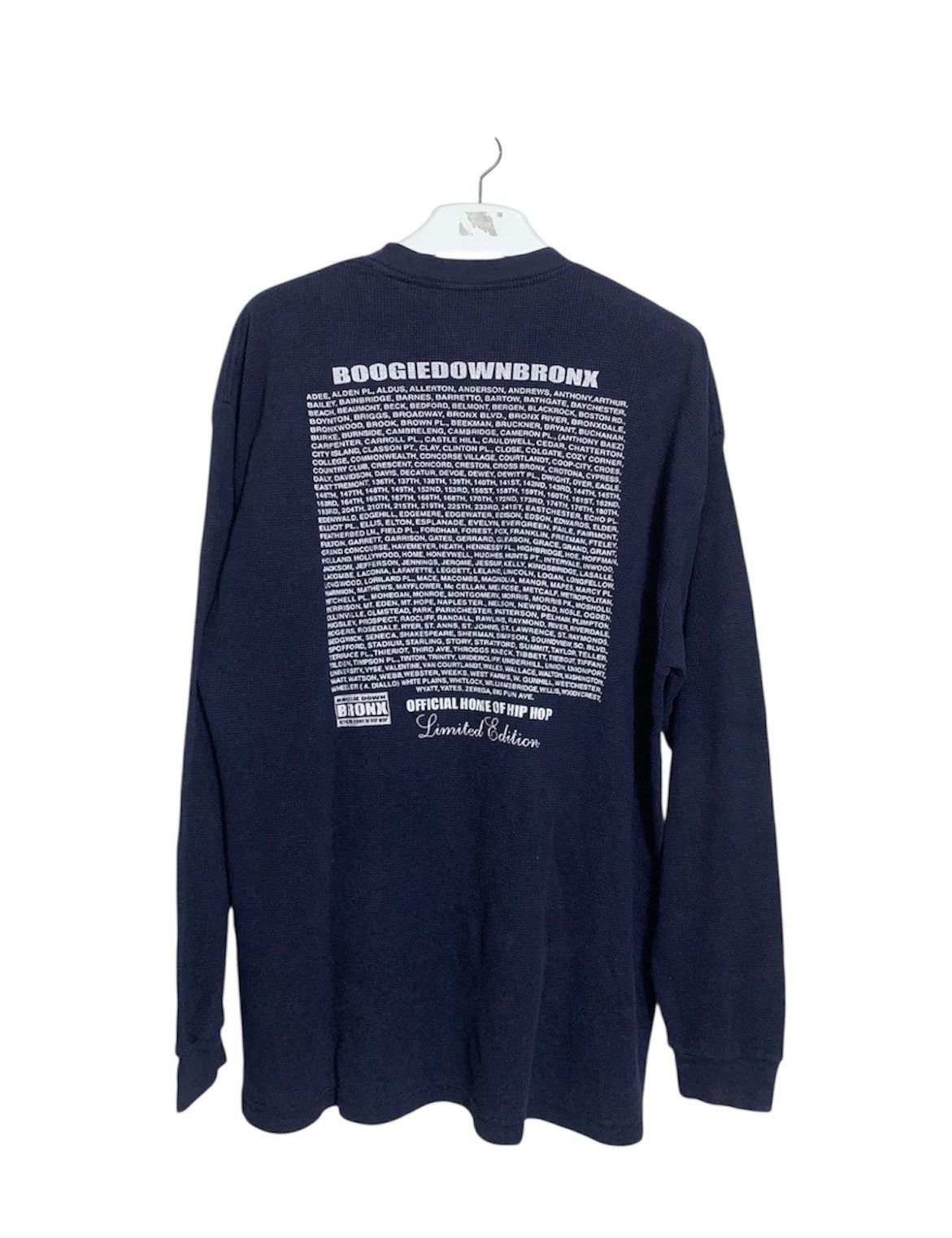 Band Tees 90’s Man parrish boogie Down Bronx thermal long sleeve Size US XL / EU 56 / 4 - 2 Thumbnail