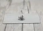 VIBE Adjustable bow and arrow ring in Sterling Silver 925 Size ONE SIZE - 3 Thumbnail