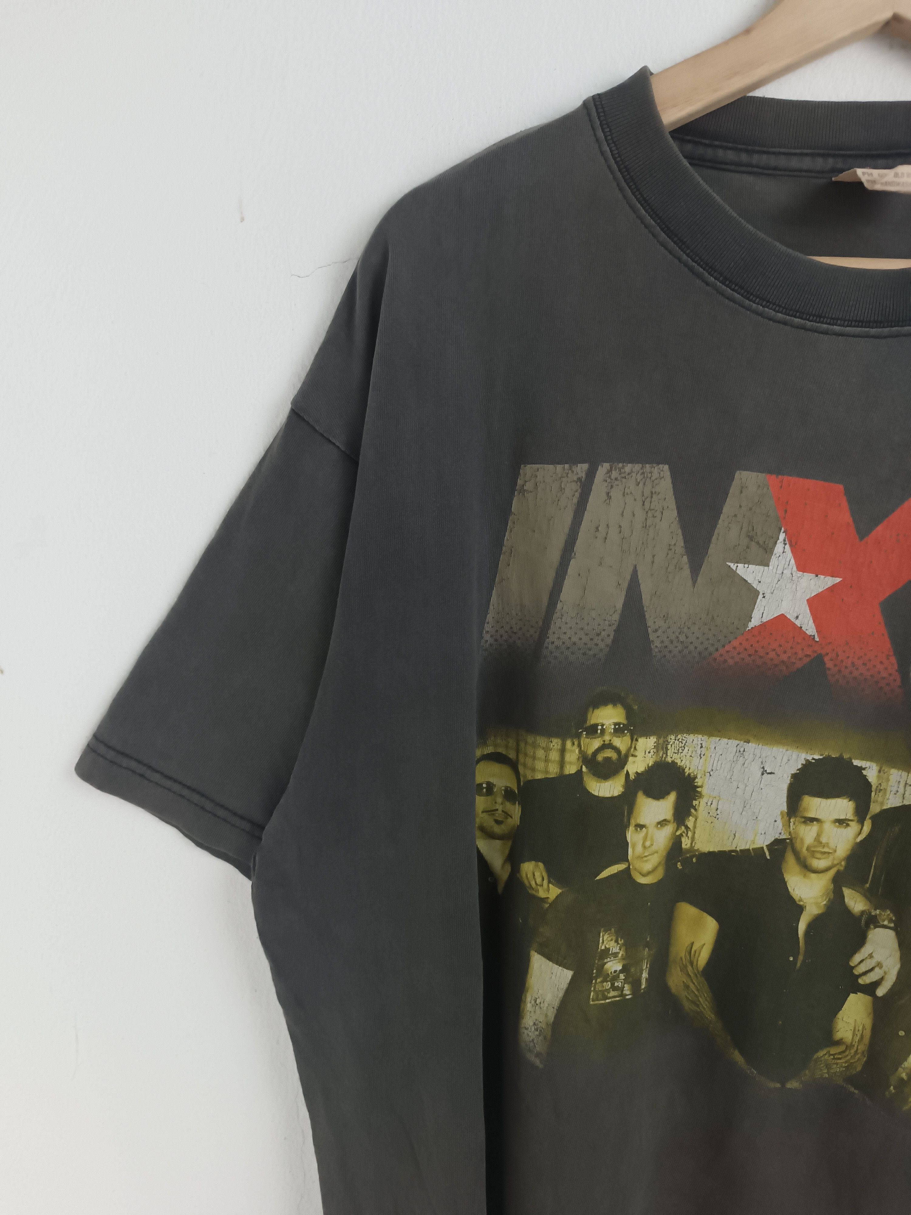 Band Tees THRASHED FADED VINTAGE 2006 INXS TOUR depeche joy Size US XL / EU 56 / 4 - 5 Thumbnail
