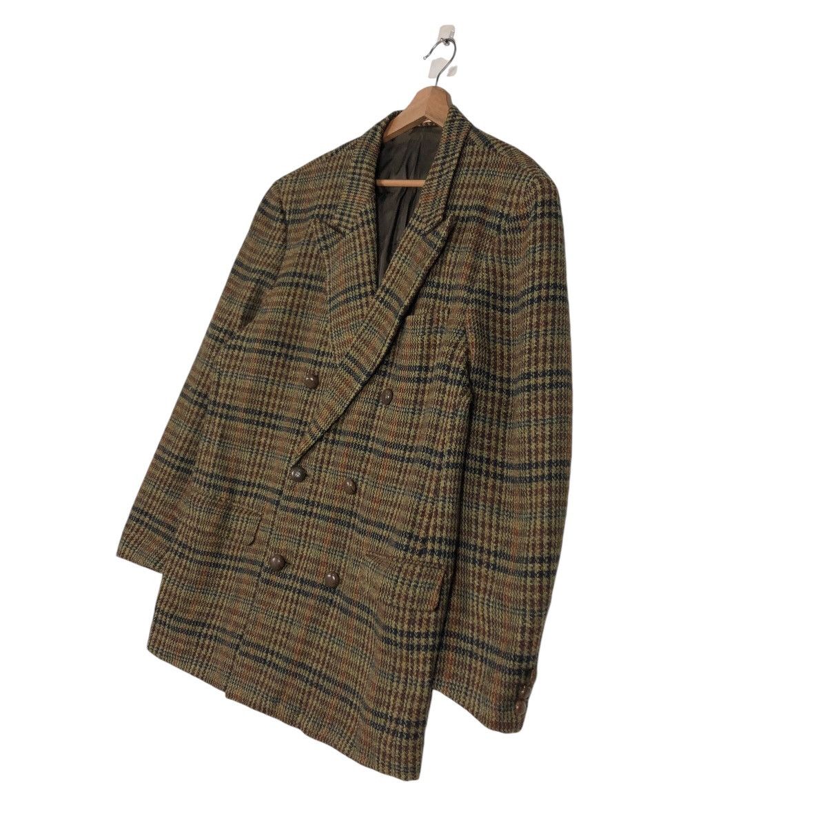 Japanese Brand 📌Vintage Wool Coats Jacket Karl Helmut Tartan Design Size US M / EU 48-50 / 2 - 3 Thumbnail