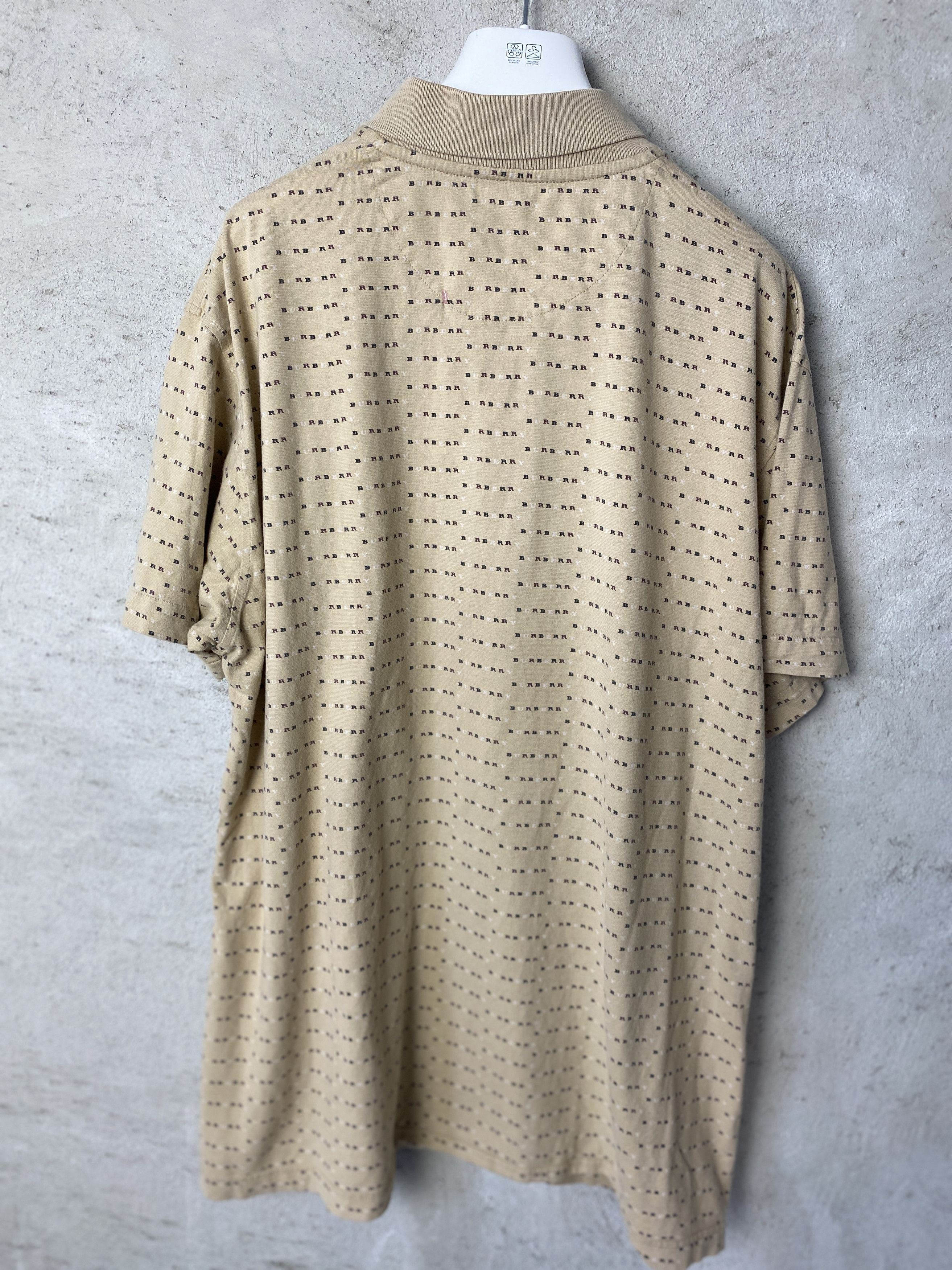 Burberry Burberry multi logo polo t-shirt tee Size US XXL / EU 58 / 5 - 5 Thumbnail