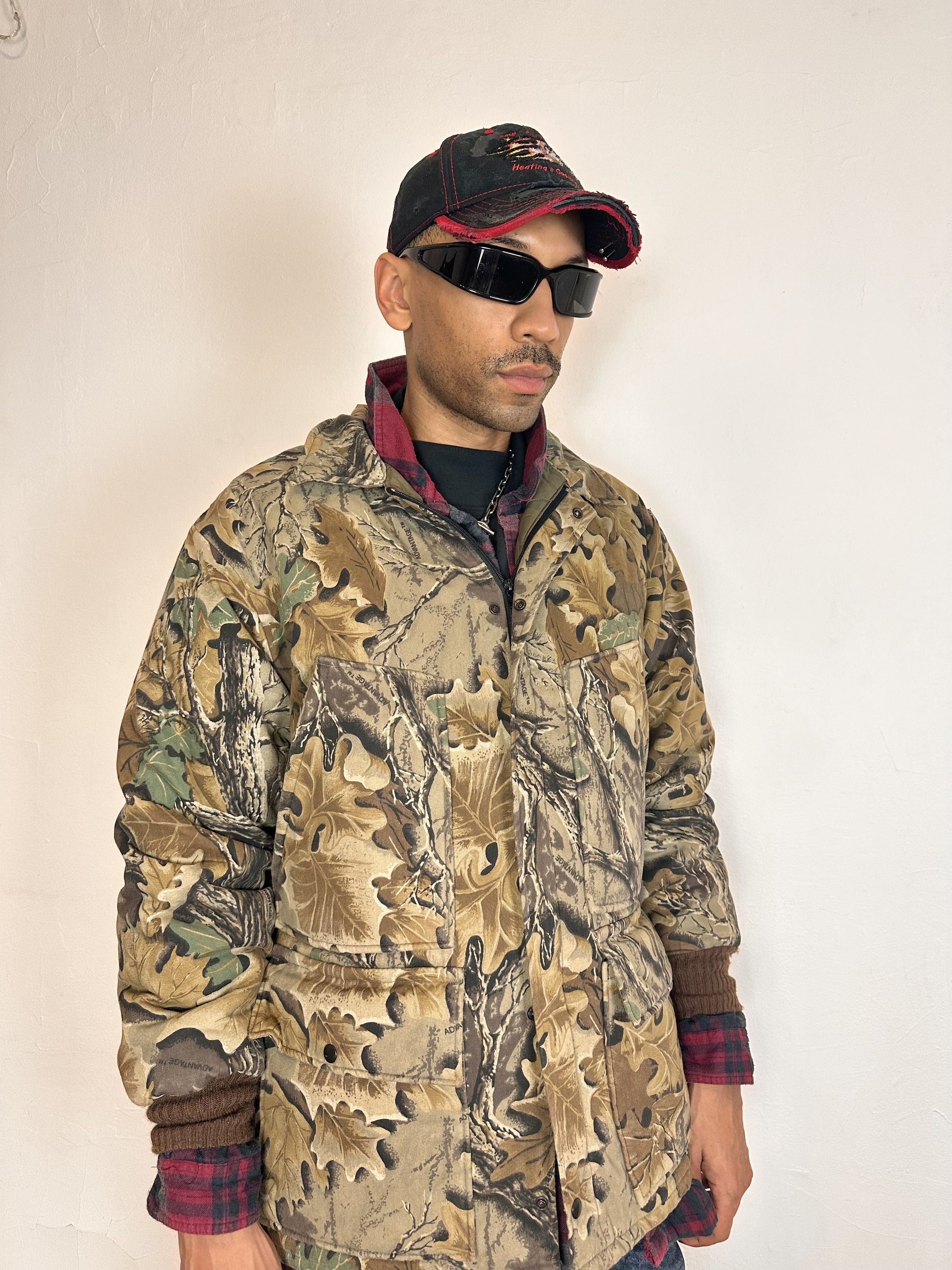 Vintage Vintage Brown Quilted Real Tree Camo Jacket - XL Size US XL / EU 56 / 4 - 2 Thumbnail