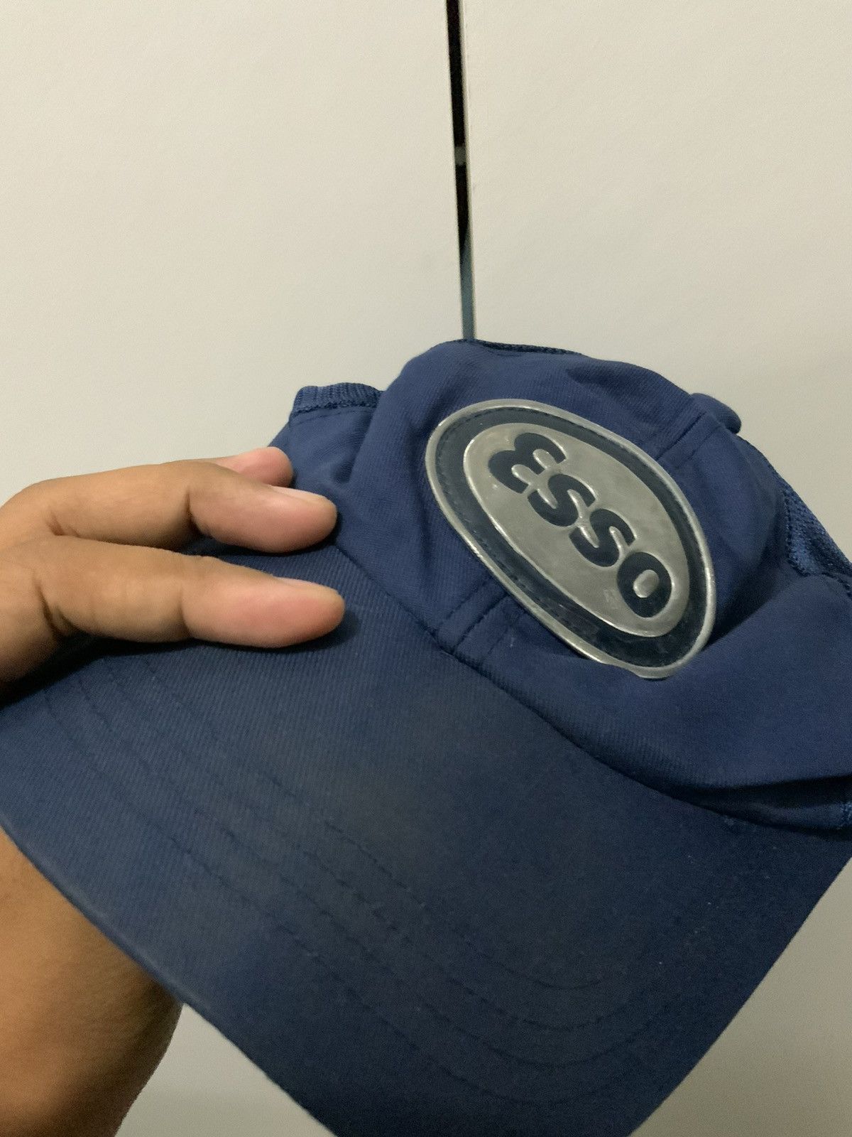 Vintage Vintage Esso Indigo Patches Trucker Hat Size ONE SIZE - 11 Thumbnail