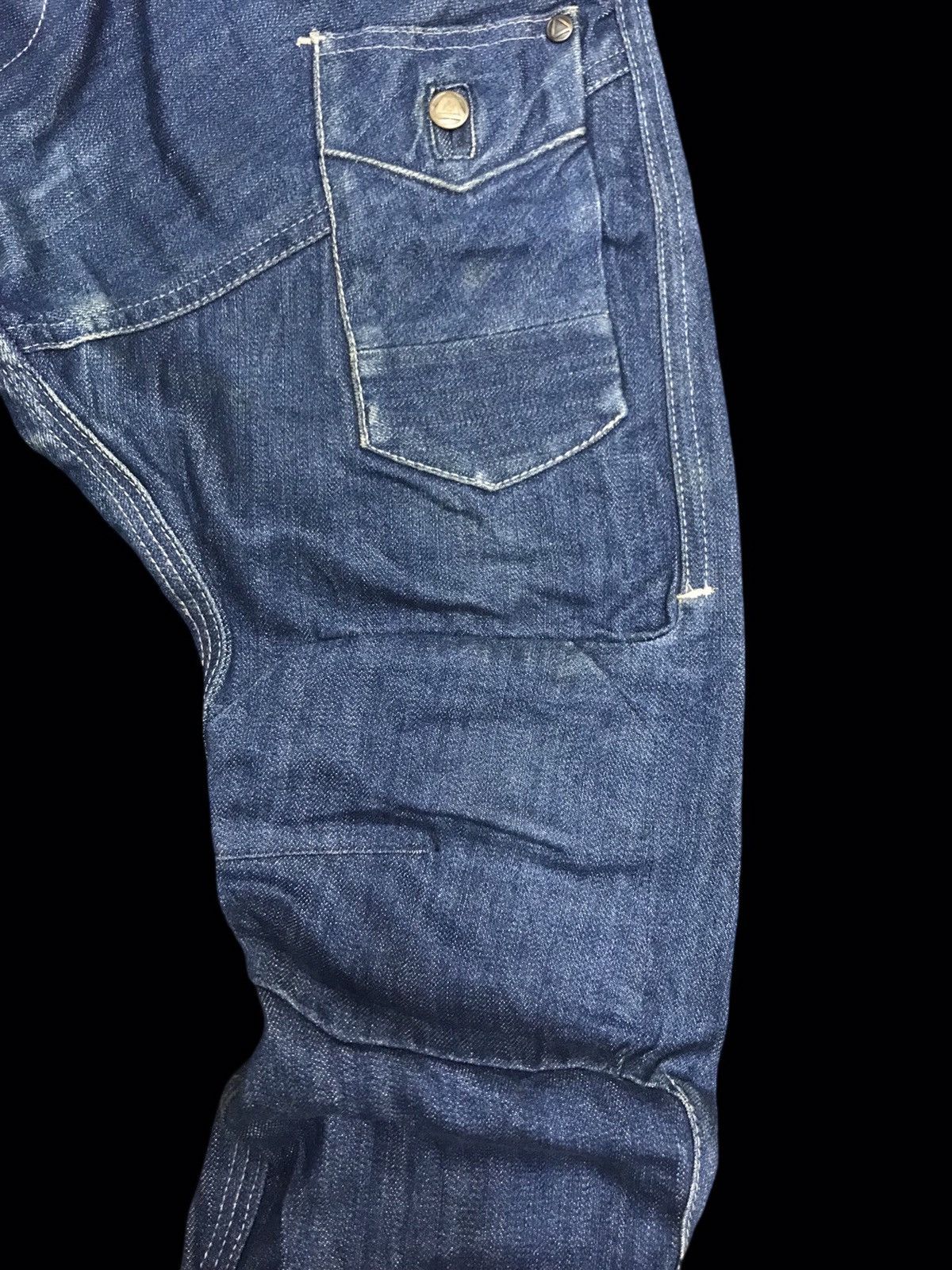 G-Star 💥AVANT GARDE💥GSTAR RAW HI CROTCH SKINNY CURVED DENIM F167 Size US 35 - 4 Thumbnail