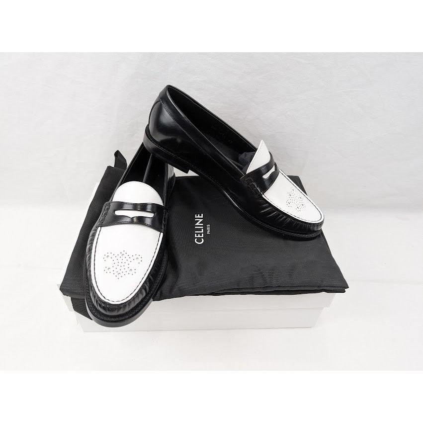 Celine o1rshd1 Loafers 15 in Black/Optic White Size US 10 / EU 43 - 20 Thumbnail