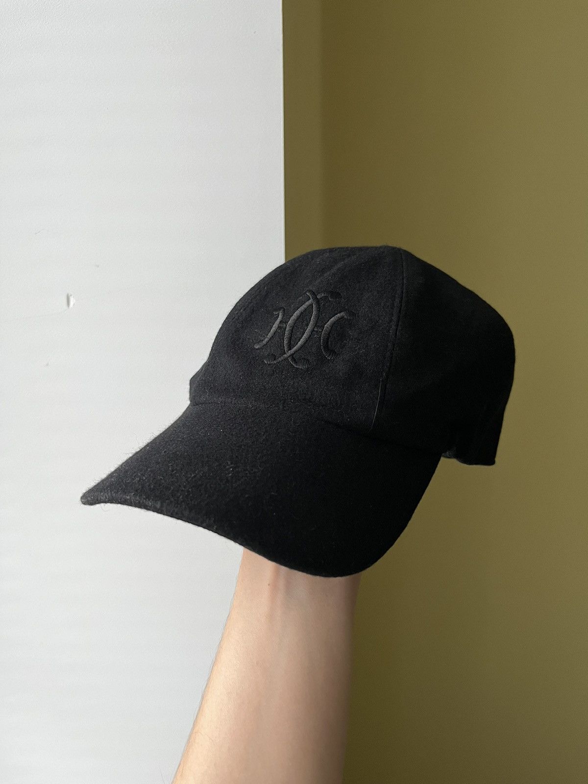 image of Hermes Cashmere Cap in Black, Men's