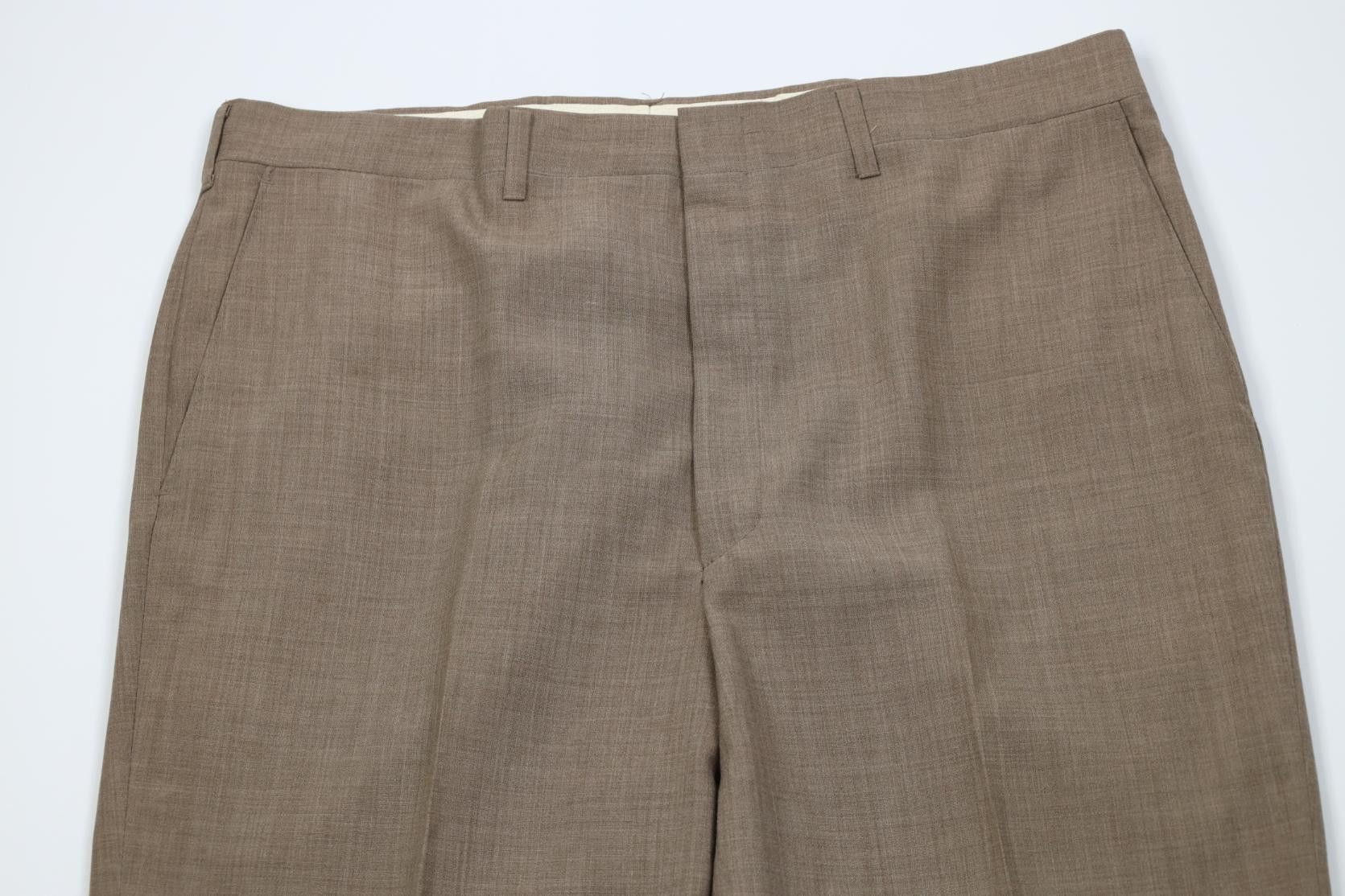 Vintage Vintage 70s Streetwear Knit Flared Wide Leg Chino Pants USA Size US 38 / EU 54 - 2 Thumbnail