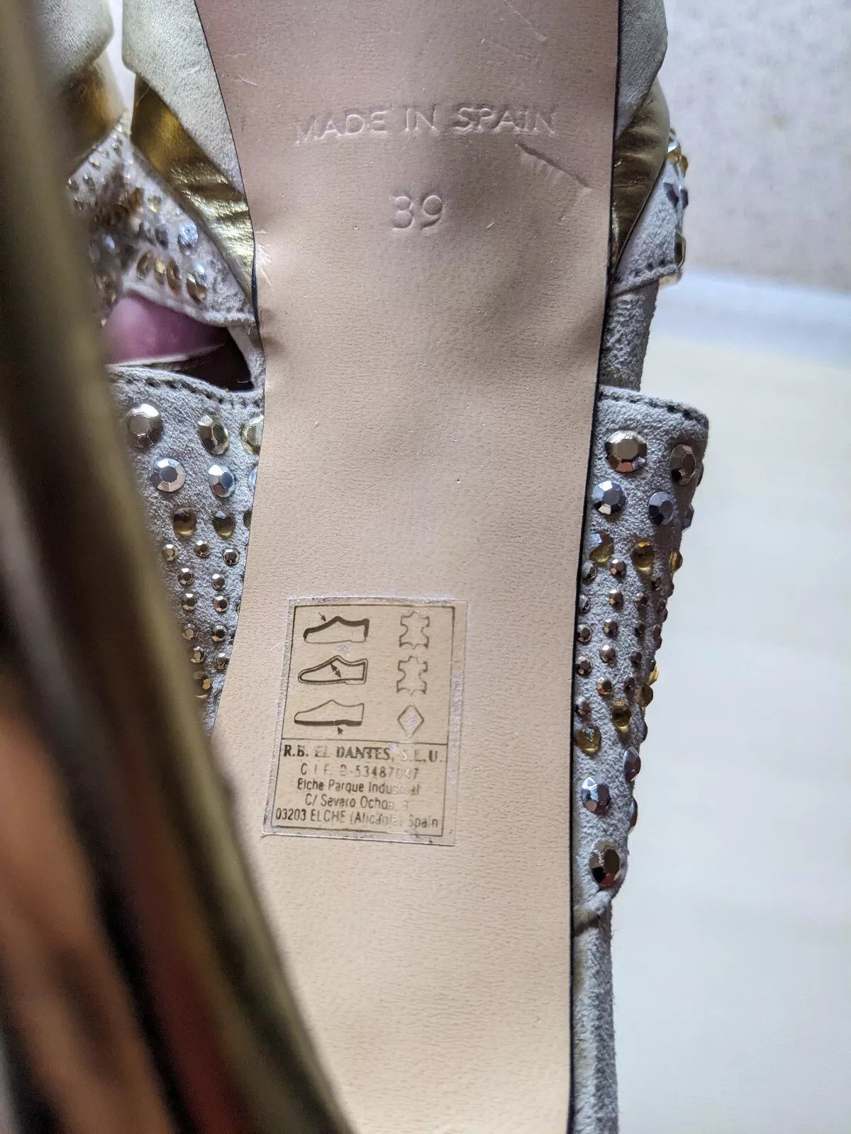 Designer El Dantes High Heels SIZE 39 Size US 9 / IT 39 - 3 Thumbnail