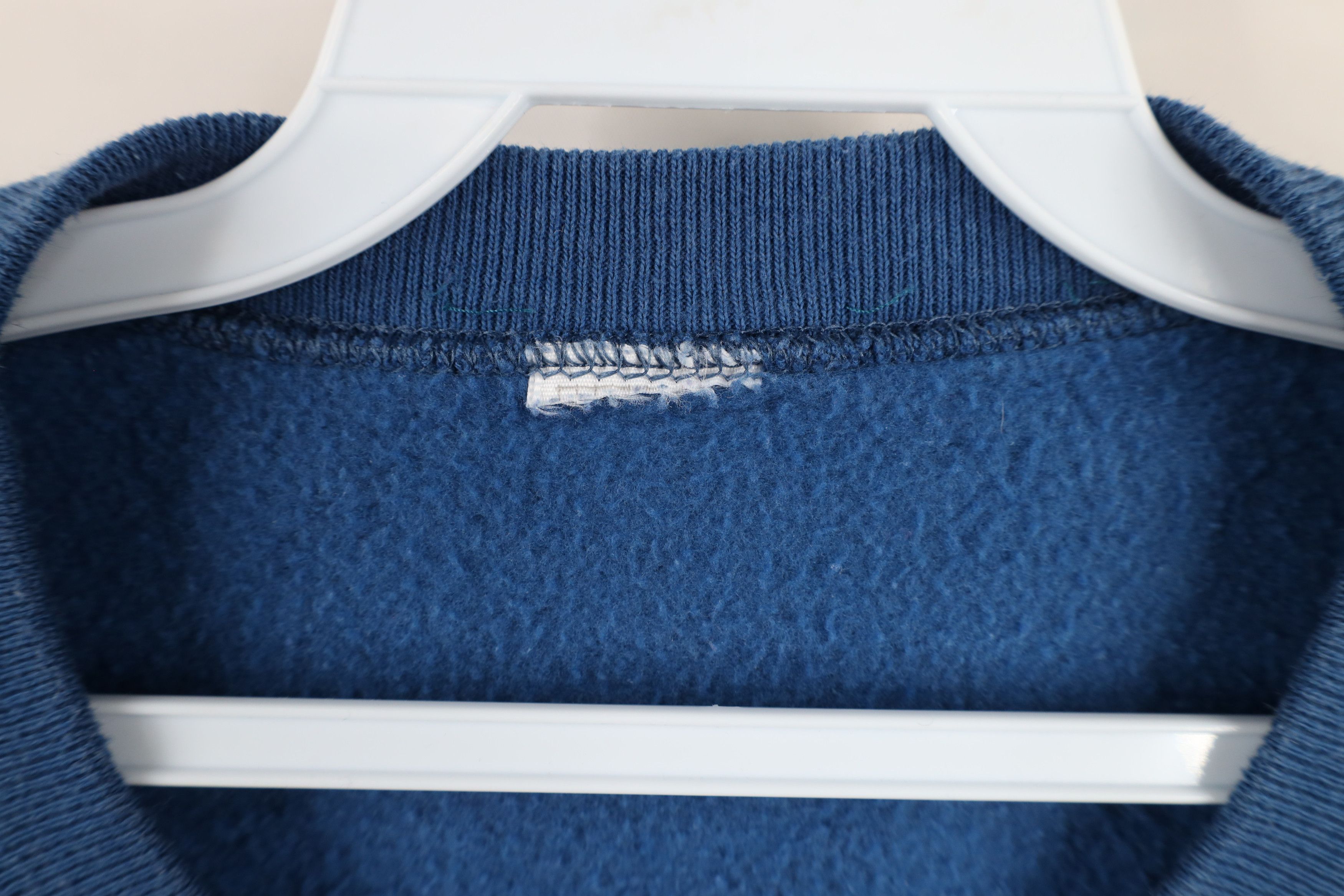 Vintage Vintage 90s Streetwear Fall Tree Leaves Sweatshirt Blue Size XXL / US 16-18 / IT 52-54 - 9 Thumbnail