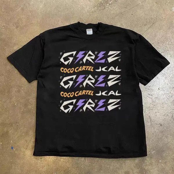 Japanese Brand Honjoh x Hino Black Loose Graffiti Short Sleeve T-Shirt Size US M / EU 48-50 / 2 - 8 Thumbnail