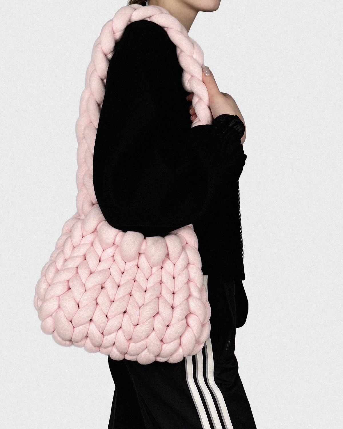 Handmade Handmade Knit Bubble Tote Bag Size ONE SIZE - 5 Thumbnail