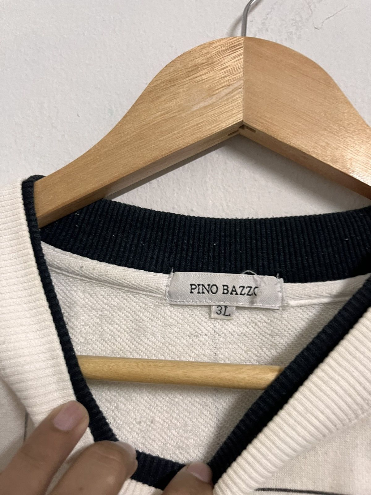 Japanese Brand 💥Pino Bazzo Oversized Pullover Sweatshirts Size US XL / EU 56 / 4 - 5 Thumbnail