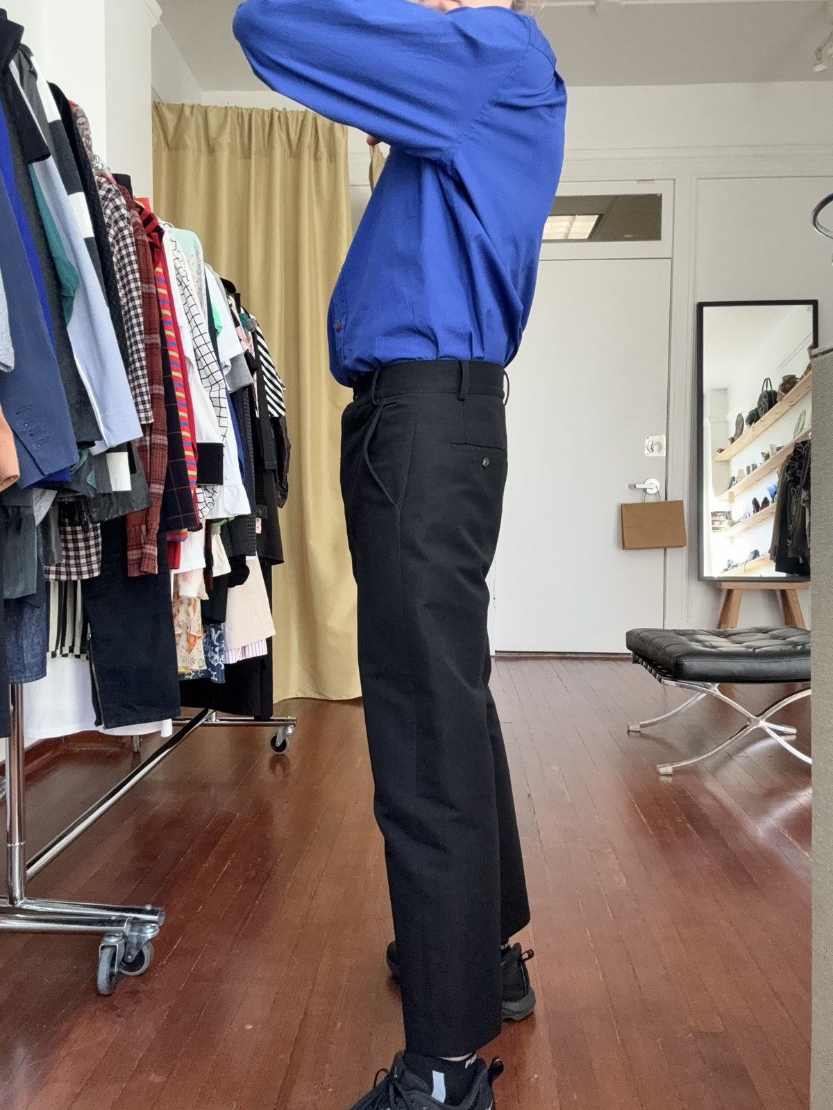 Rick Owens Rick Owens SS18 Dirt Woven Cropped Trousers Size US 32 / EU 48 - 10 Thumbnail