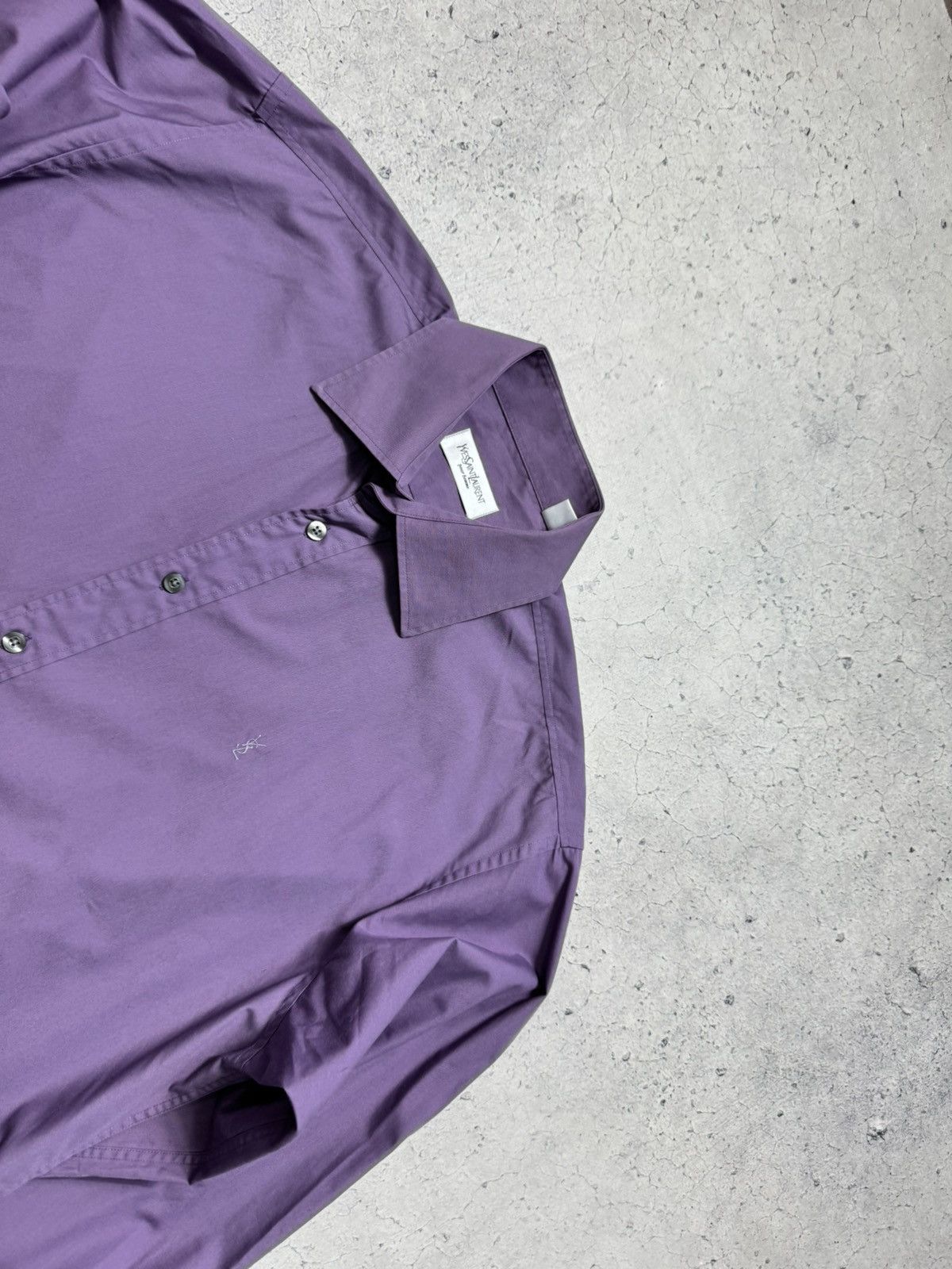 Yves Saint Laurent Yves Saint Laurent YSL Button Luxury Shirt Size US XL / EU 56 / 4 - 5 Thumbnail