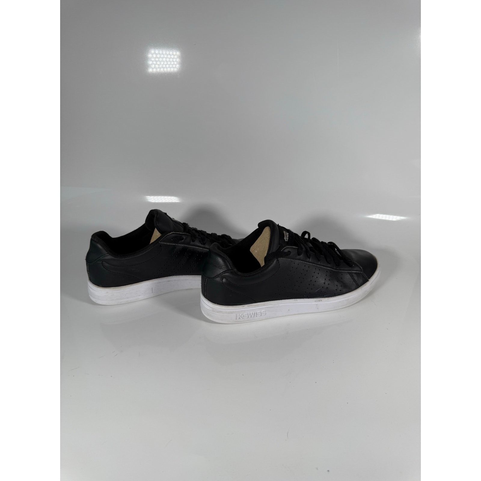K-Swiss K-Swiss Court Pro II CMF Black Leather Low Top Men’s Size 10 Size US 8 / EU 41 - 2 Thumbnail