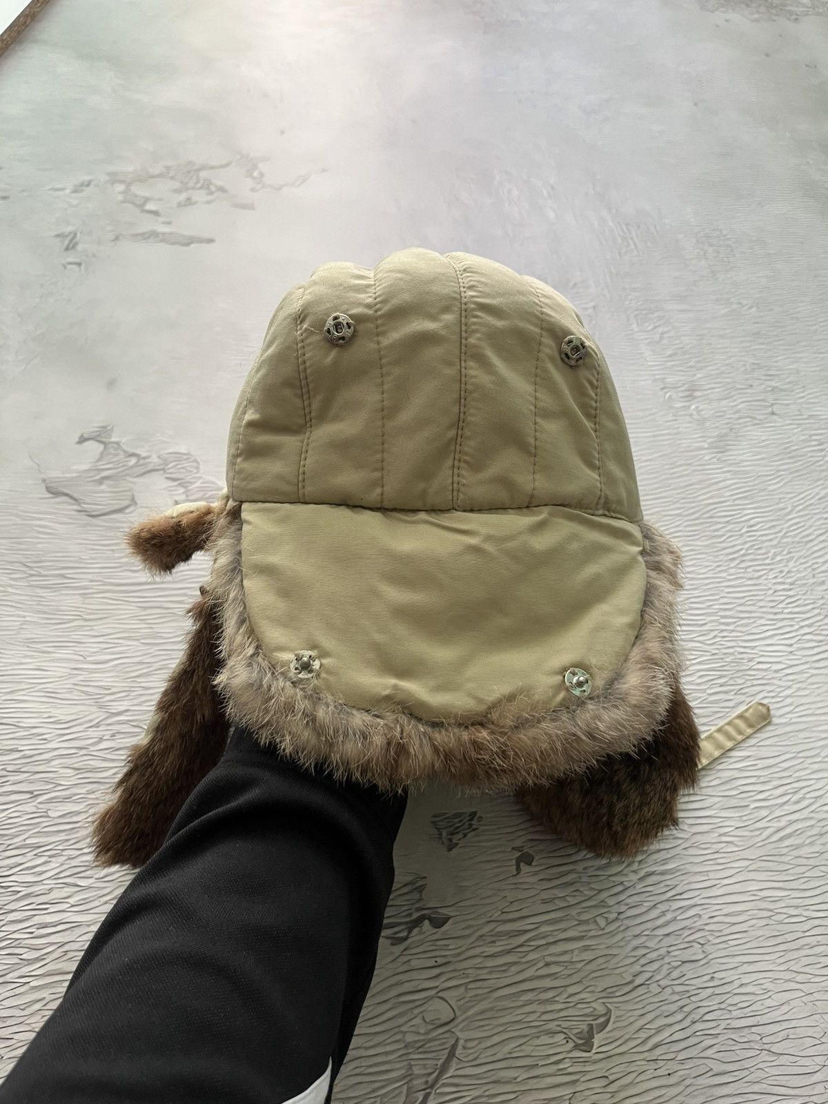 Hysteric Glamour 🇺🇸 Polar Cooller Cap Y2K Fuzzy Faux Fur Hat Ushanka Vintage Size ONE SIZE - 7 Thumbnail