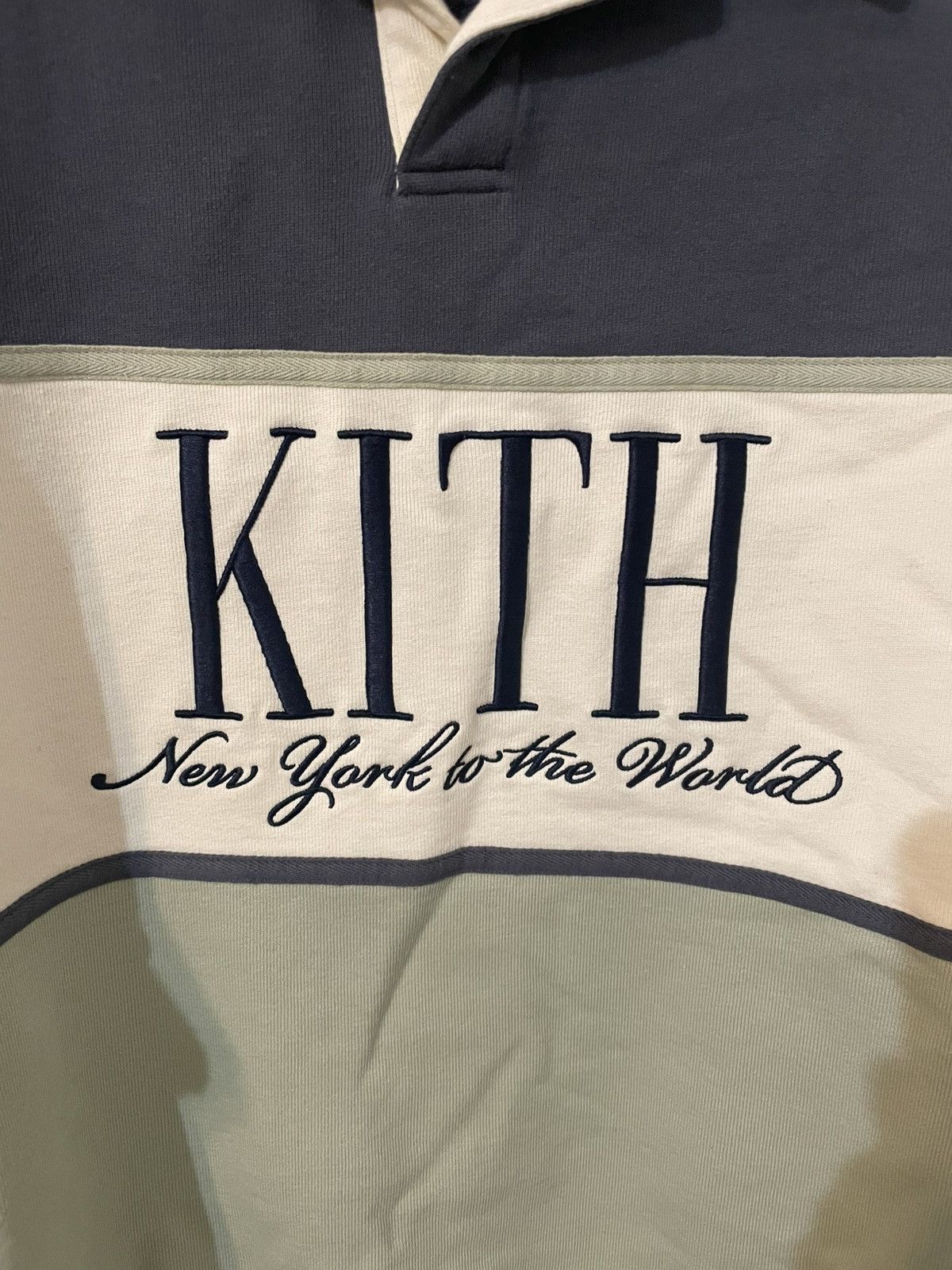 Stockx Apparel Kith Paneled Pullover Kith Panelled Nelson Collared