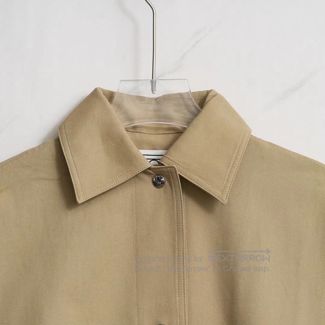Toteme Toteme Women's Oversized Minimalist Trench Coat. Size M / US 6-8 / IT 42-44 - 5 Thumbnail