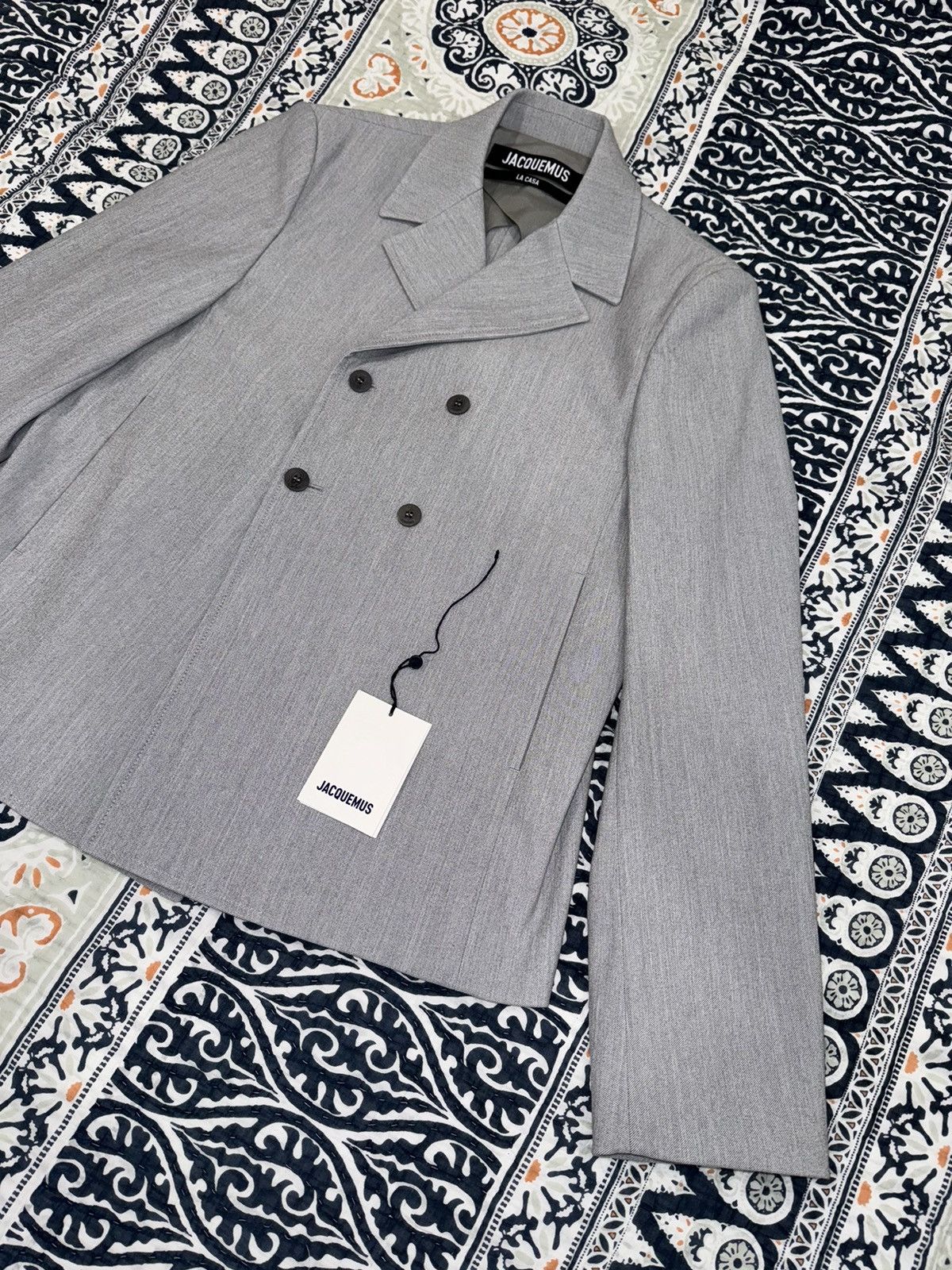 Jacquemus Jacquemus Double-Breasted Blazer Size 48R - 8 Thumbnail
