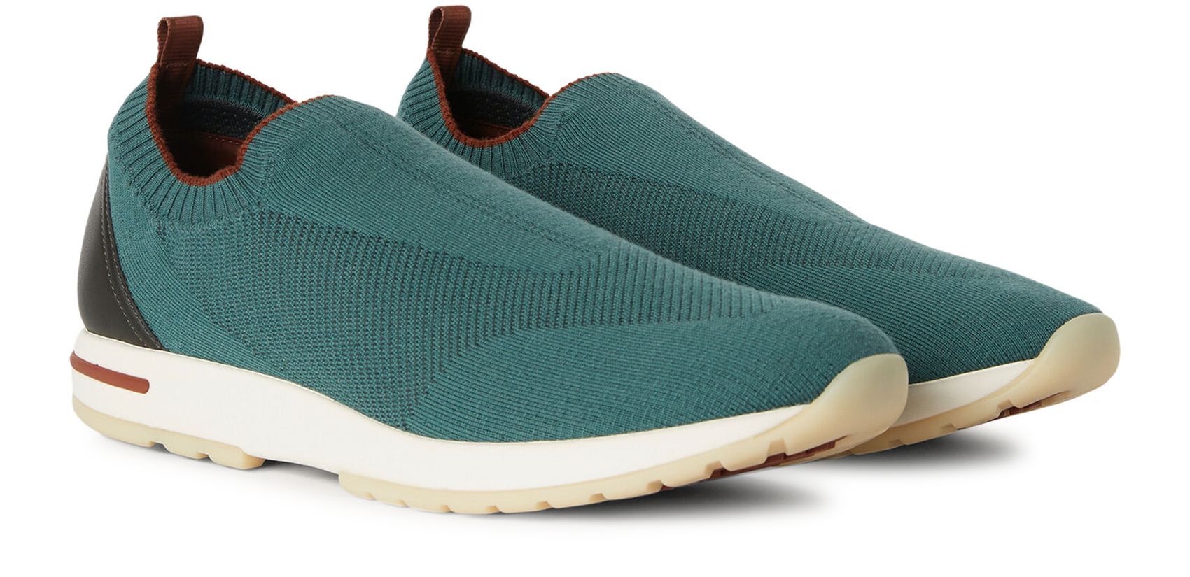 Loro Piana o1w1db10125 FAI1540 Lp Flexy Active Sneakers in Green Size US 12 / EU 45 - 3 Thumbnail