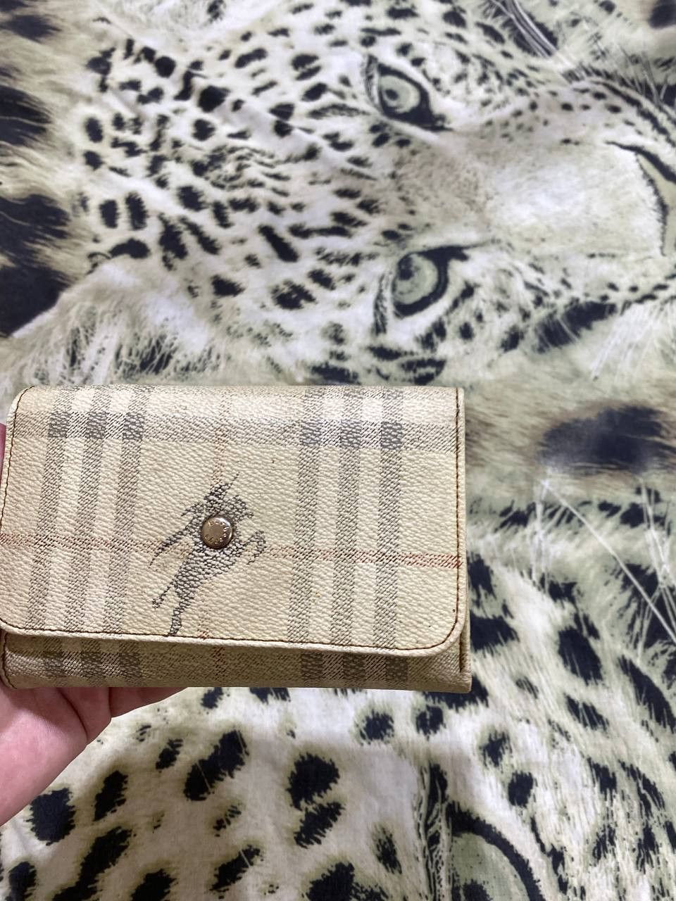 Burberry Vintage Burberry Nova Check Leather Wallet Size ONE SIZE - 6 Thumbnail