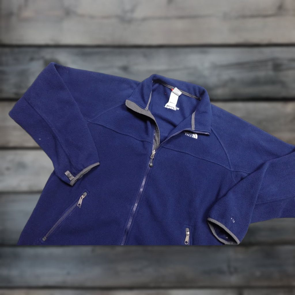 The North Face The North Face Jacket Mens L Blue Fleece Zip Windbreaker Retro Theme Size US L / EU 52-54 / 3 - 1 Thumbnail