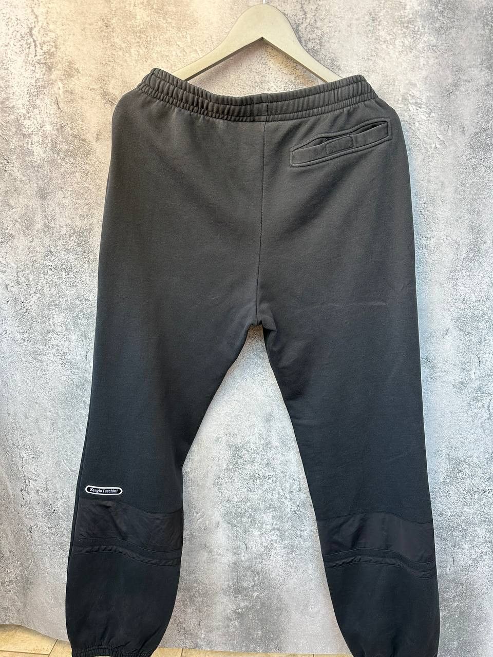 Sergio Tacchini × Vintage Sergio Tacchini Black Joggers Vintage with Logo Patch Size US 32 / EU 48 - 2 Thumbnail