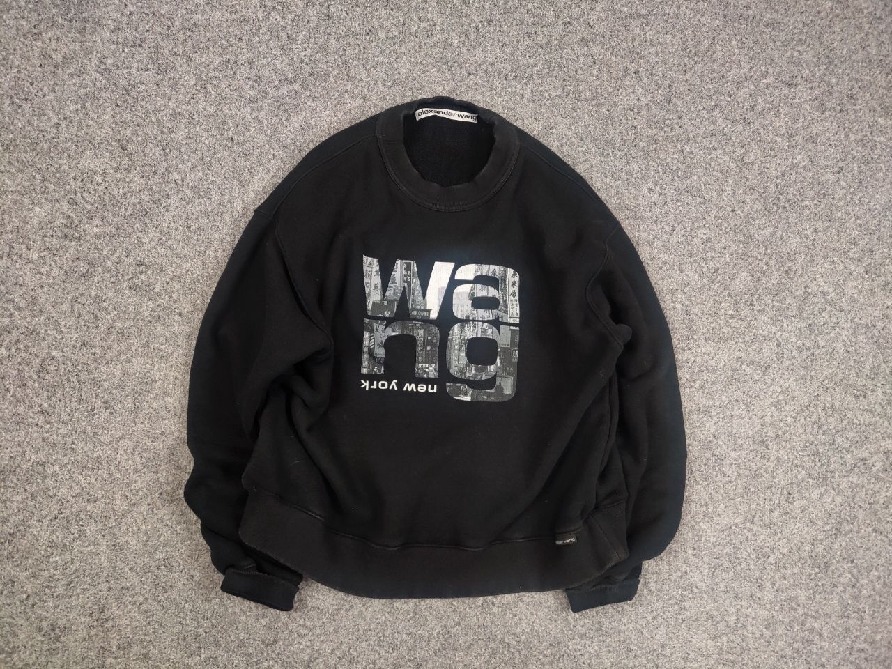 Alexander Wang Alexander Wang new york Logo Oversized Crew Chek Sweatshirt Size US S / EU 44-46 / 1 - 2 Thumbnail