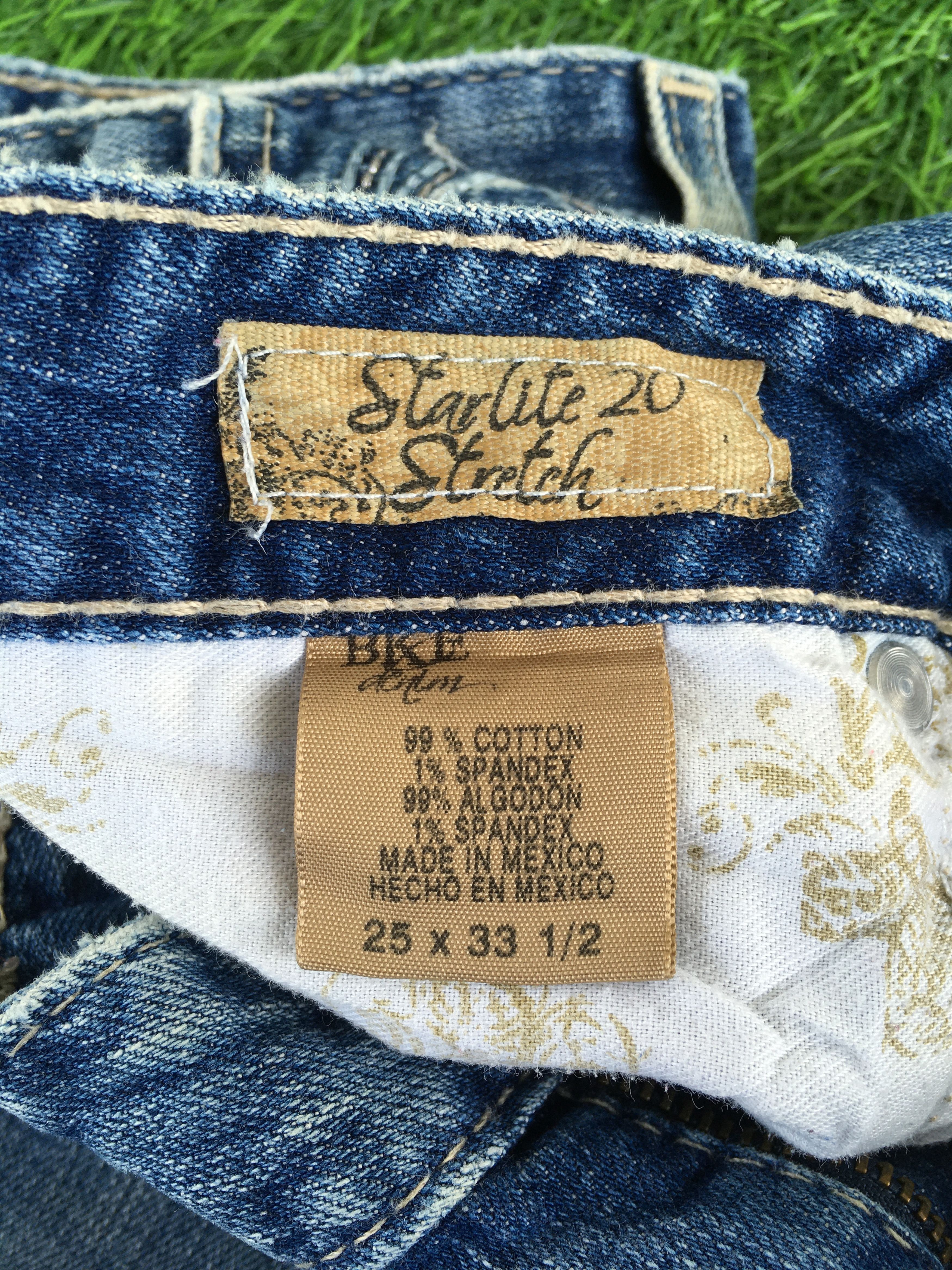 Designer BKE Denim Bootcut Stretch Jeans D-1047 Size 25" / US 0 / IT 36 - 11 Thumbnail