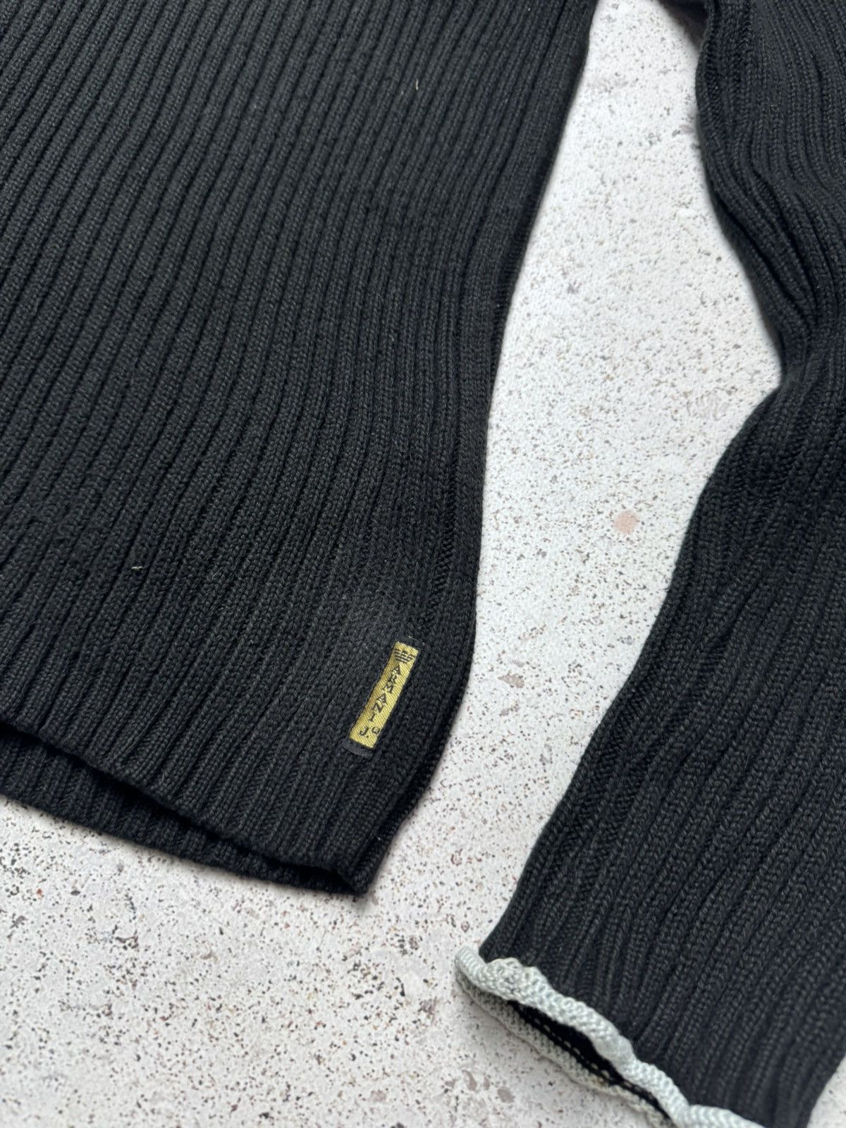 Armani × Vintage Vintage Armani Turtleneck Sweater Black Men’s L Knit Size US L / EU 52-54 / 3 - 4 Thumbnail