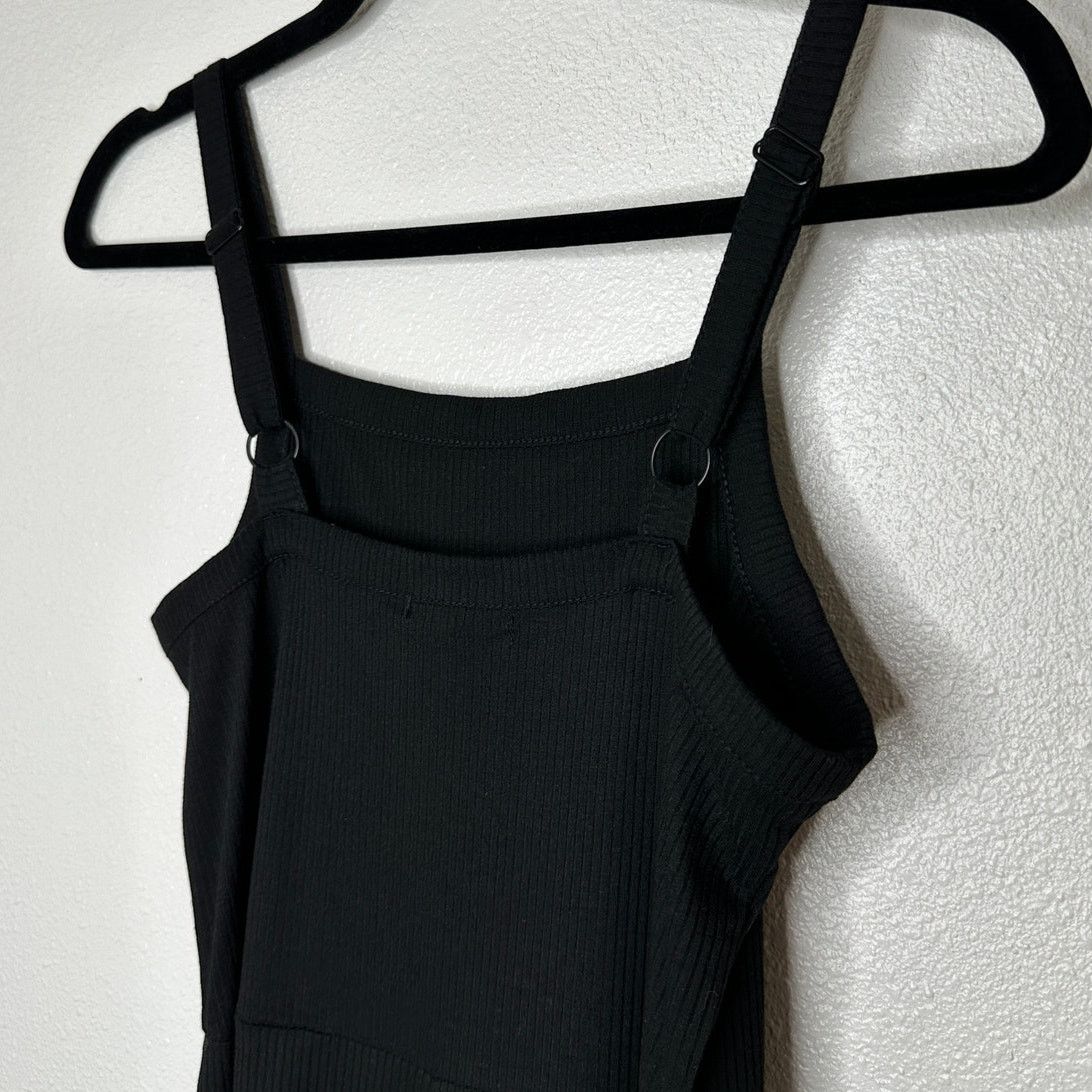 Cotton On NWT Cotton On The Valerie Strappy Black Wide Leg Jumpsuit S Size 27" / US 4 / IT 40 - 7 Thumbnail